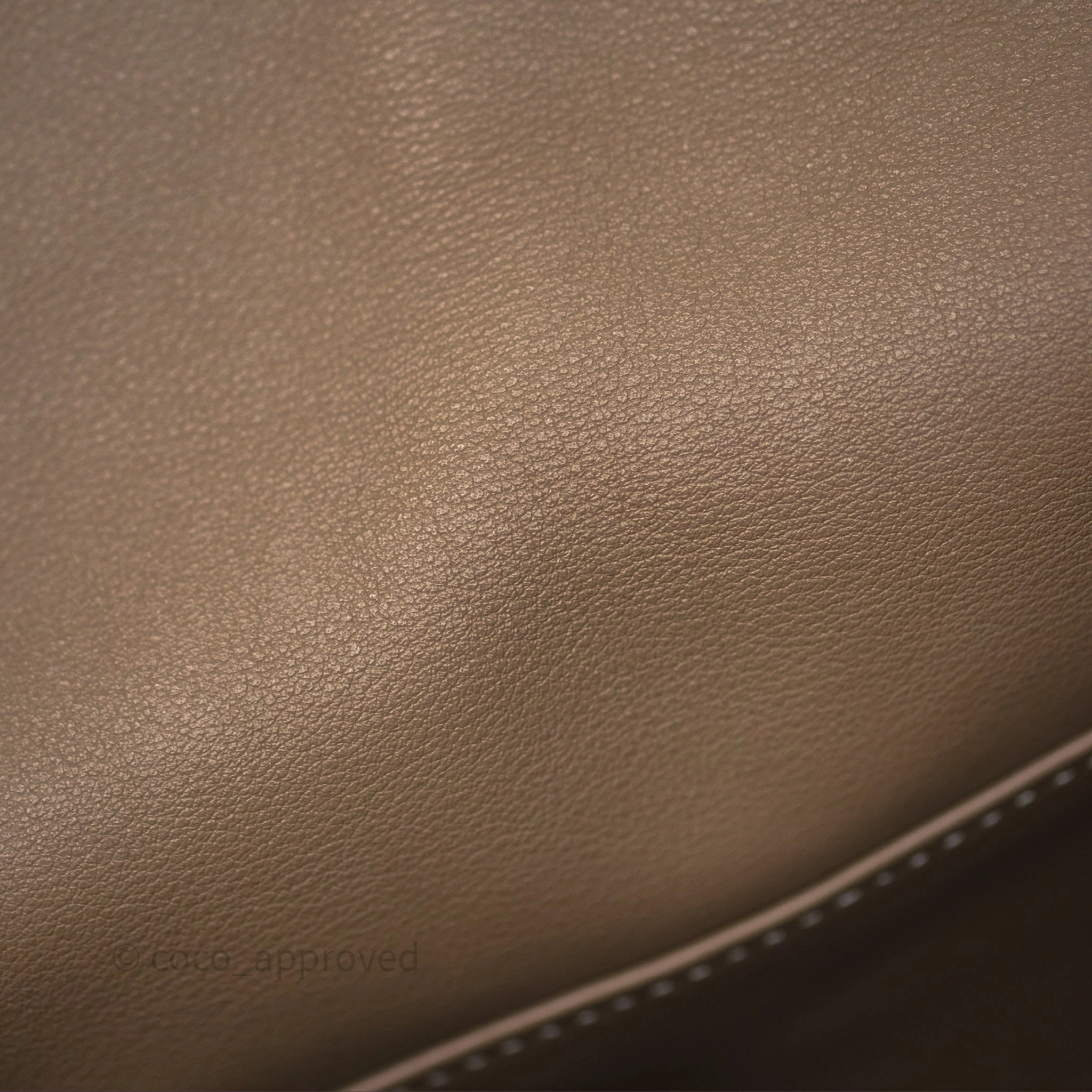 Herms Lindy 30 Etoupe 18 Swift Gold Hardware