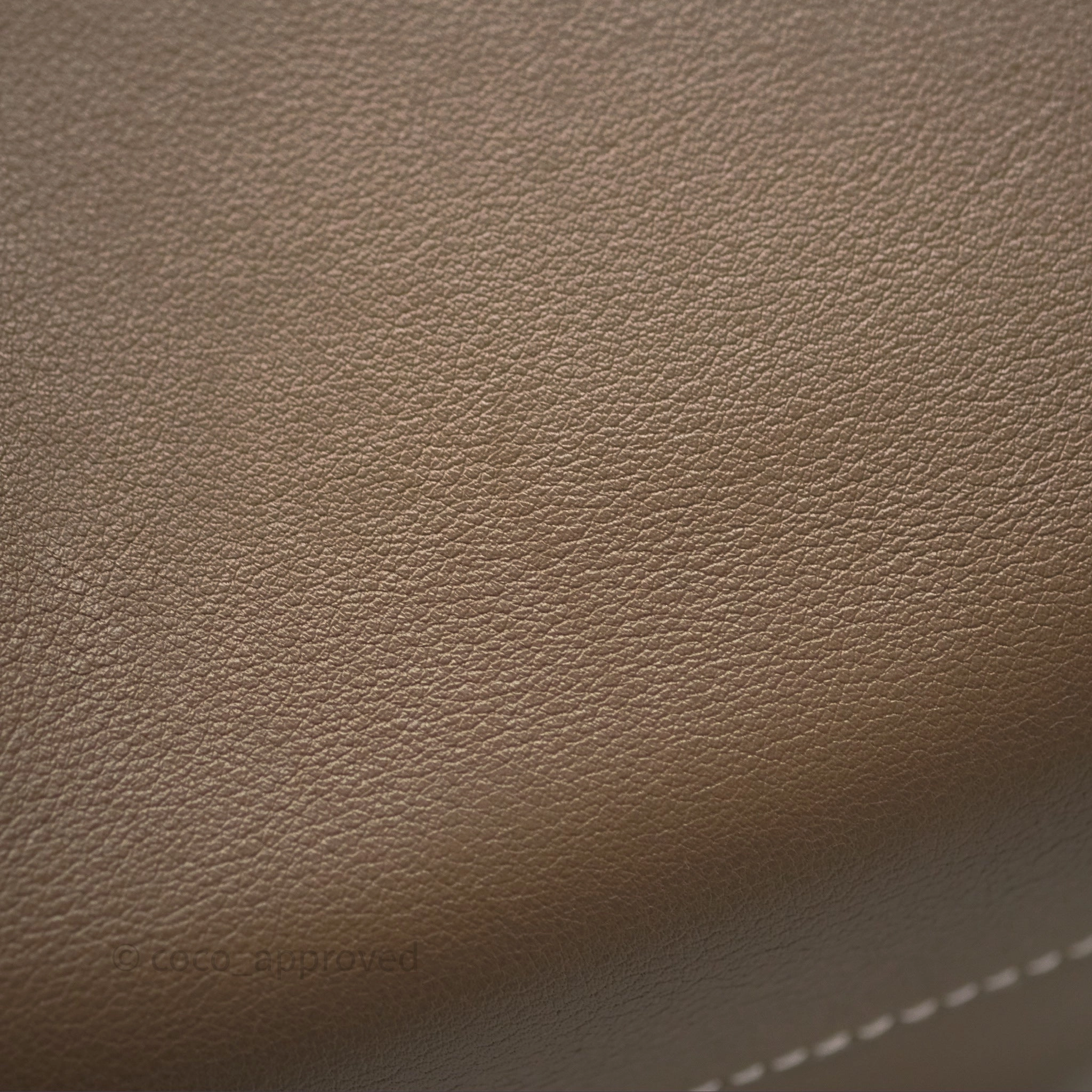 Herms Lindy 30 Etoupe 18 Swift Gold Hardware