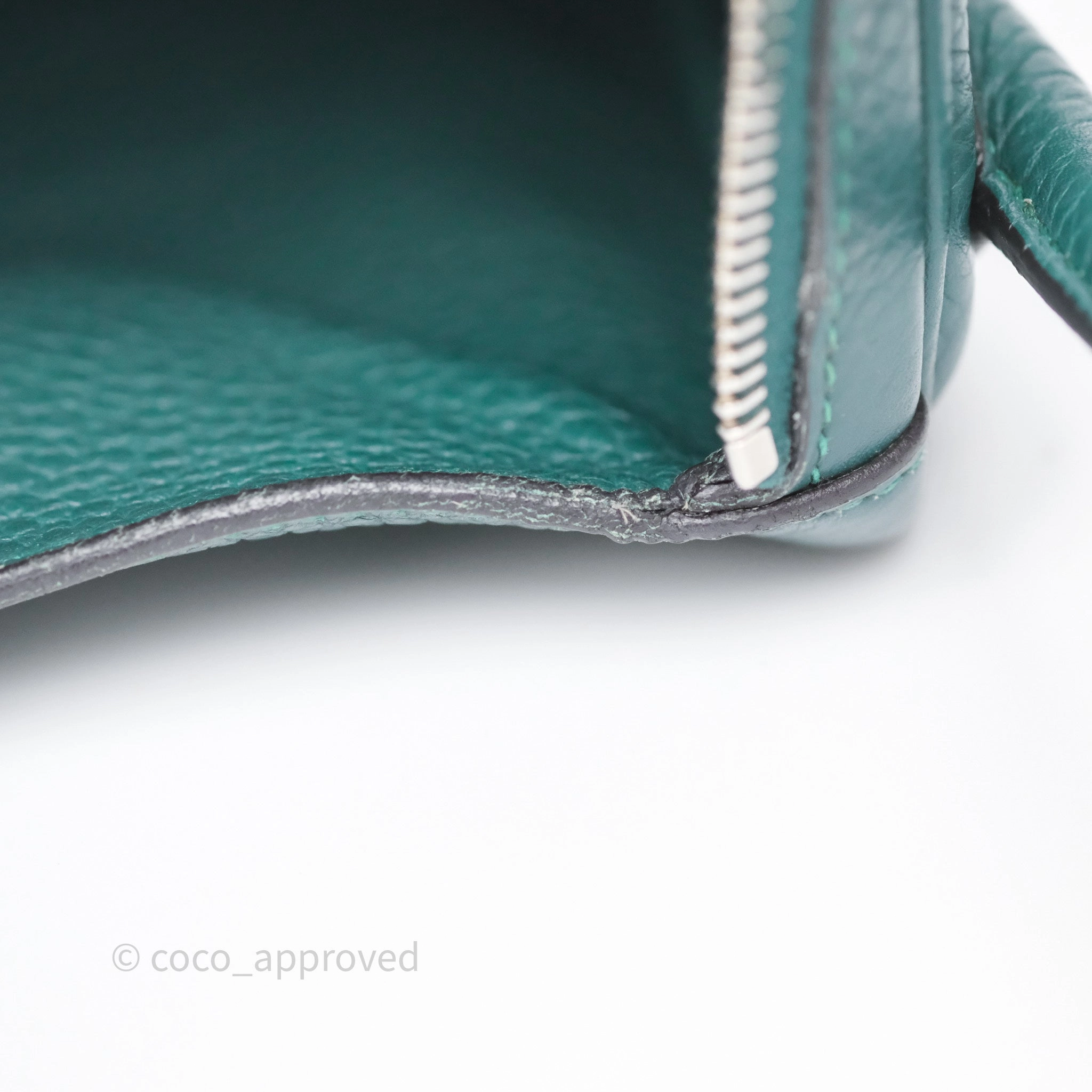 Herms Lindy 30 Malachite Z6 Clemence Palladium Hardware