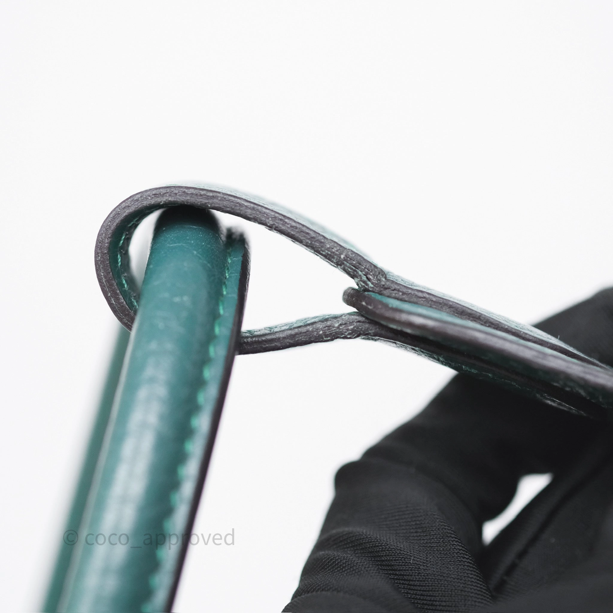 Herms Lindy 30 Malachite Z6 Clemence Palladium Hardware