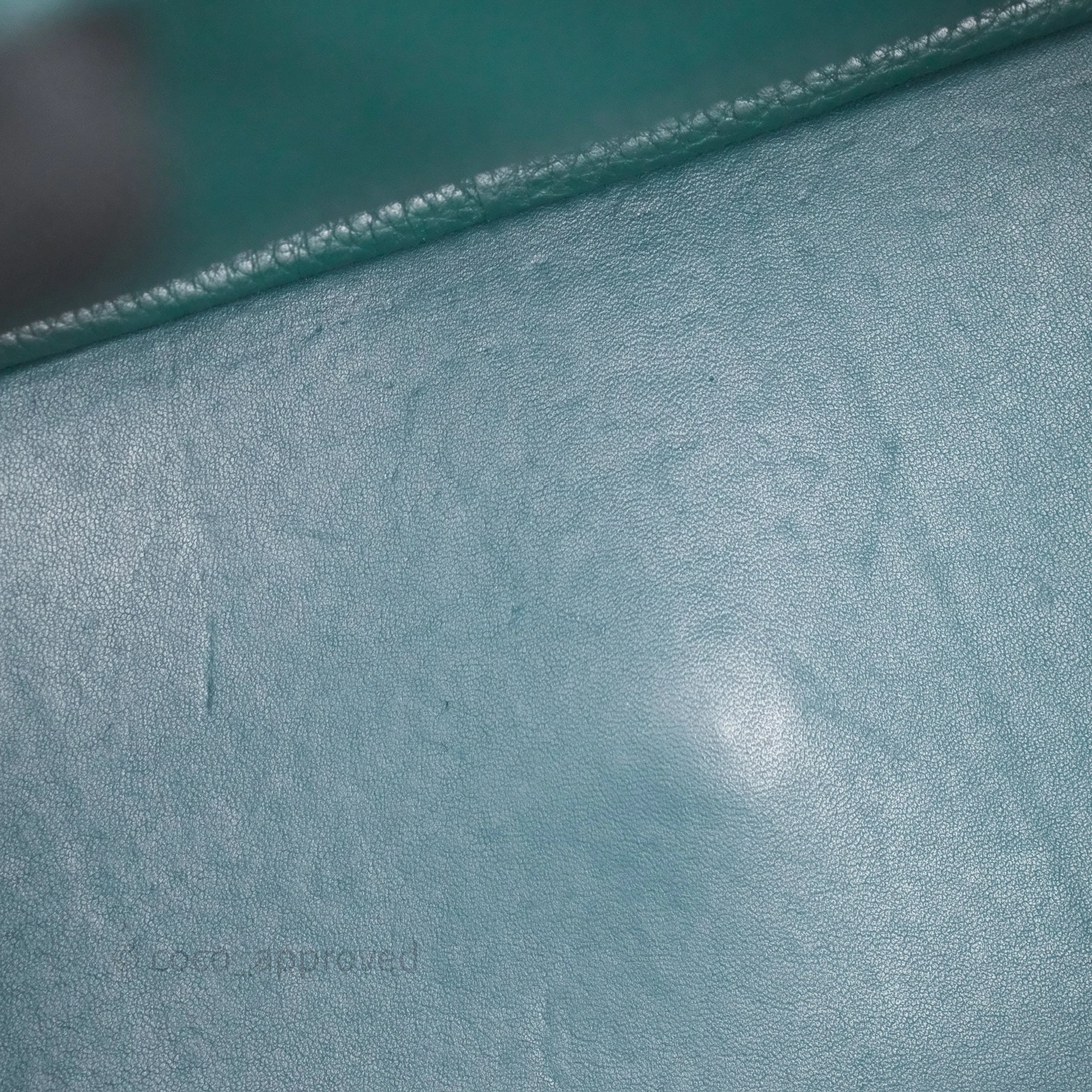 Herms Lindy 30 Malachite Z6 Clemence Palladium Hardware