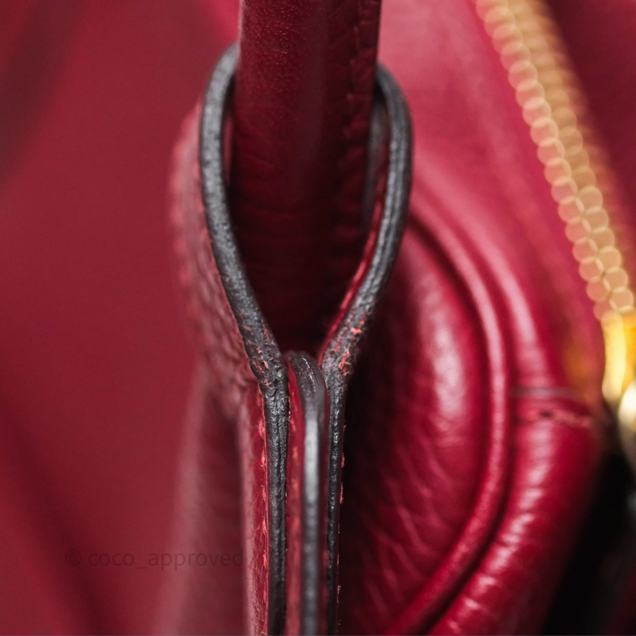 Herms Lindy 30 Rouge Grenat K1 Clemence Gold Hardware