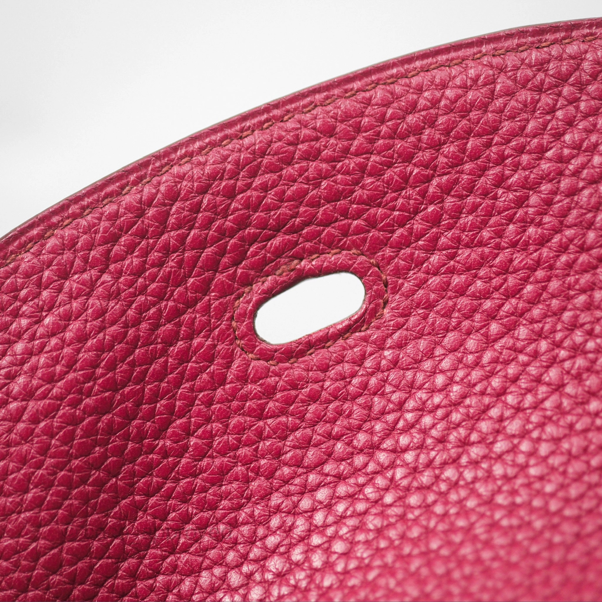 Herms Lindy 30 Rubis Clemence Palladium Hardware