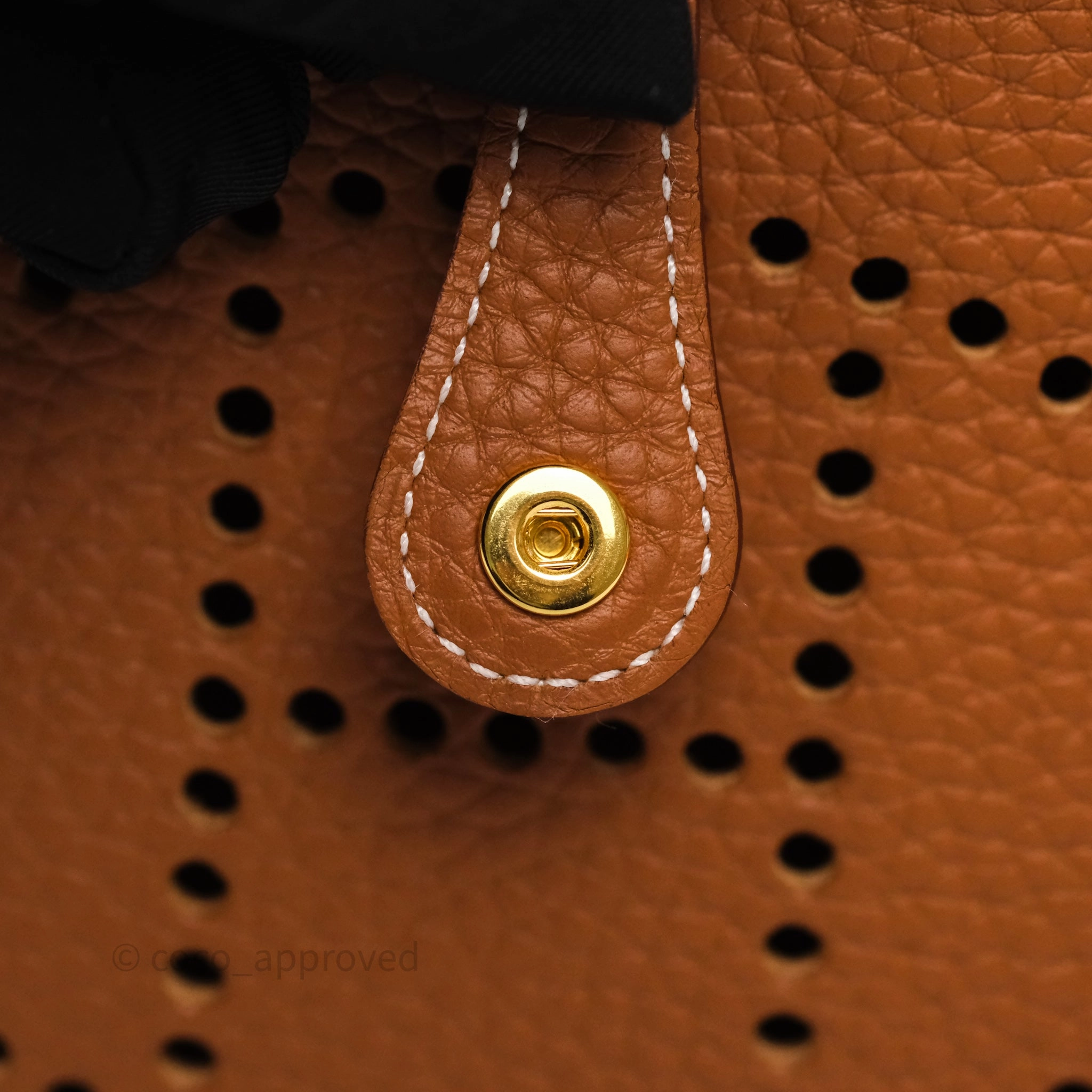 Herms Mini Evelyne 16 Amazone Gold 37 Clemence Gold Hardware