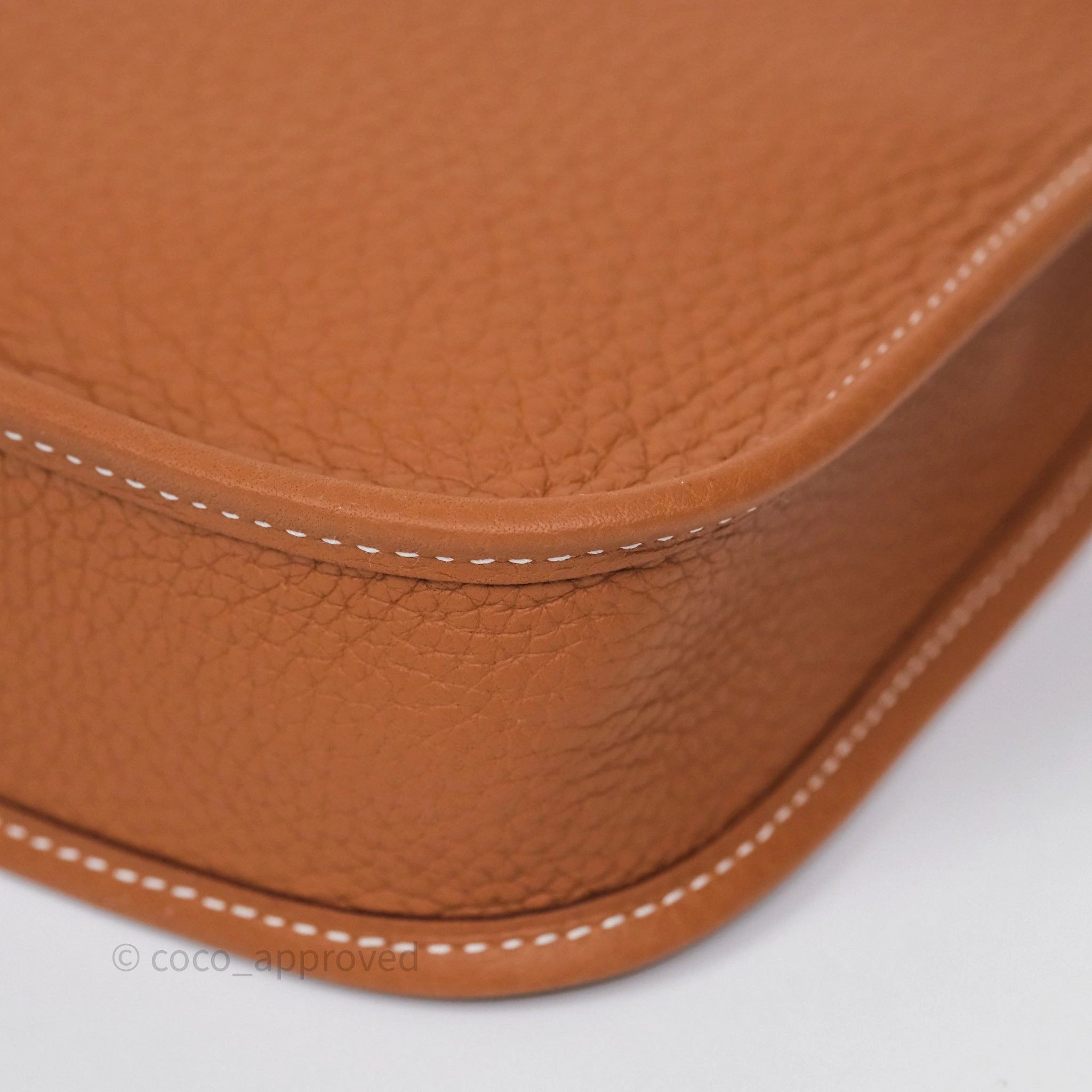 Herms Mini Evelyne 16 Amazone Gold 37 Clemence Gold Hardware