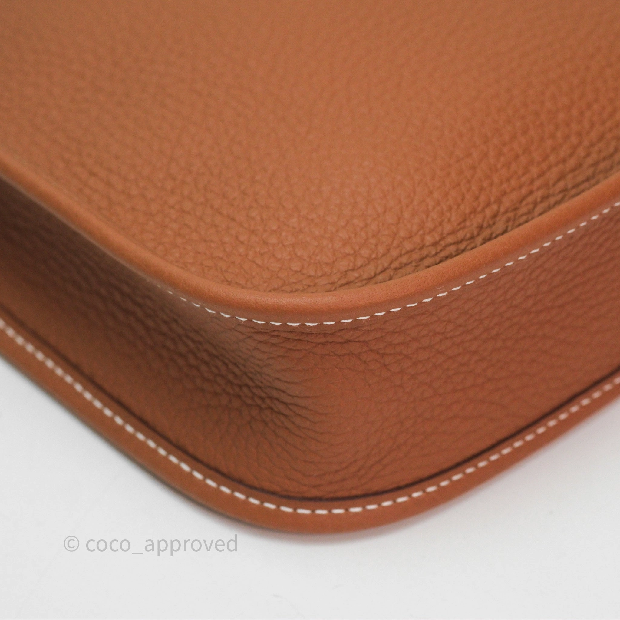Herms Mini Evelyne 16 Amazone Gold 37 Clemence Gold Hardware