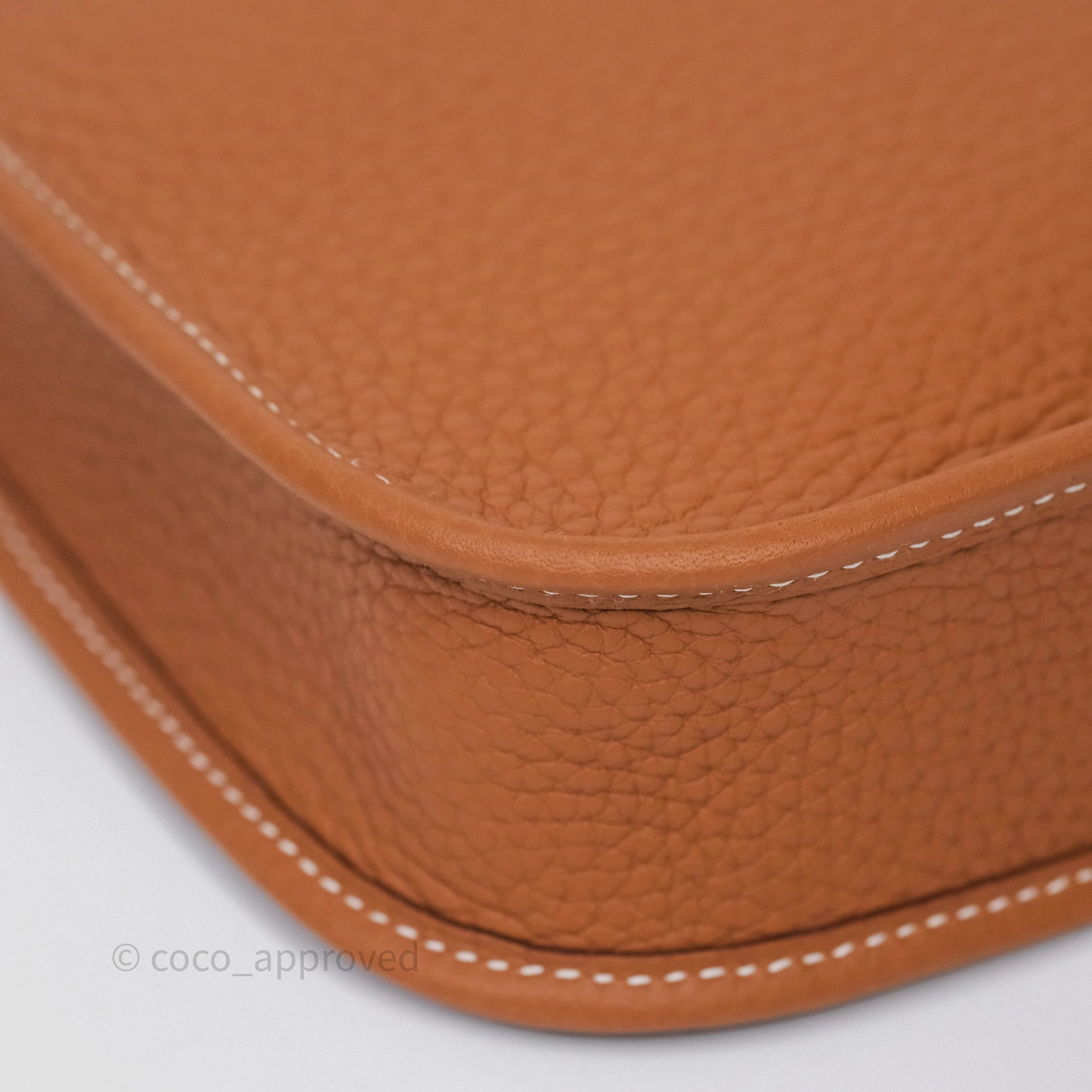 Herms Mini Evelyne 16 Amazone Gold 37 Clemence Gold Hardware