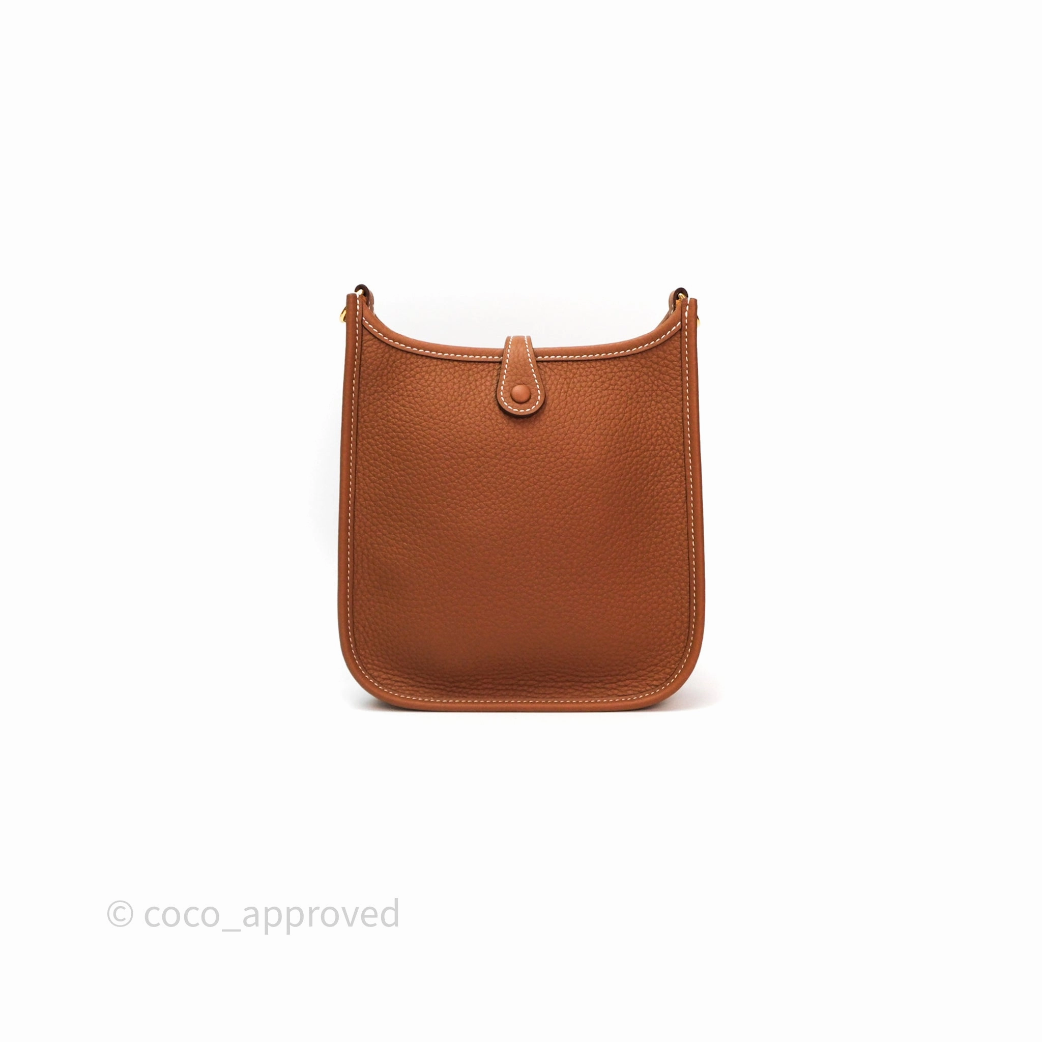 Herms Mini Evelyne 16 Amazone Gold 37 Clemence Gold Hardware