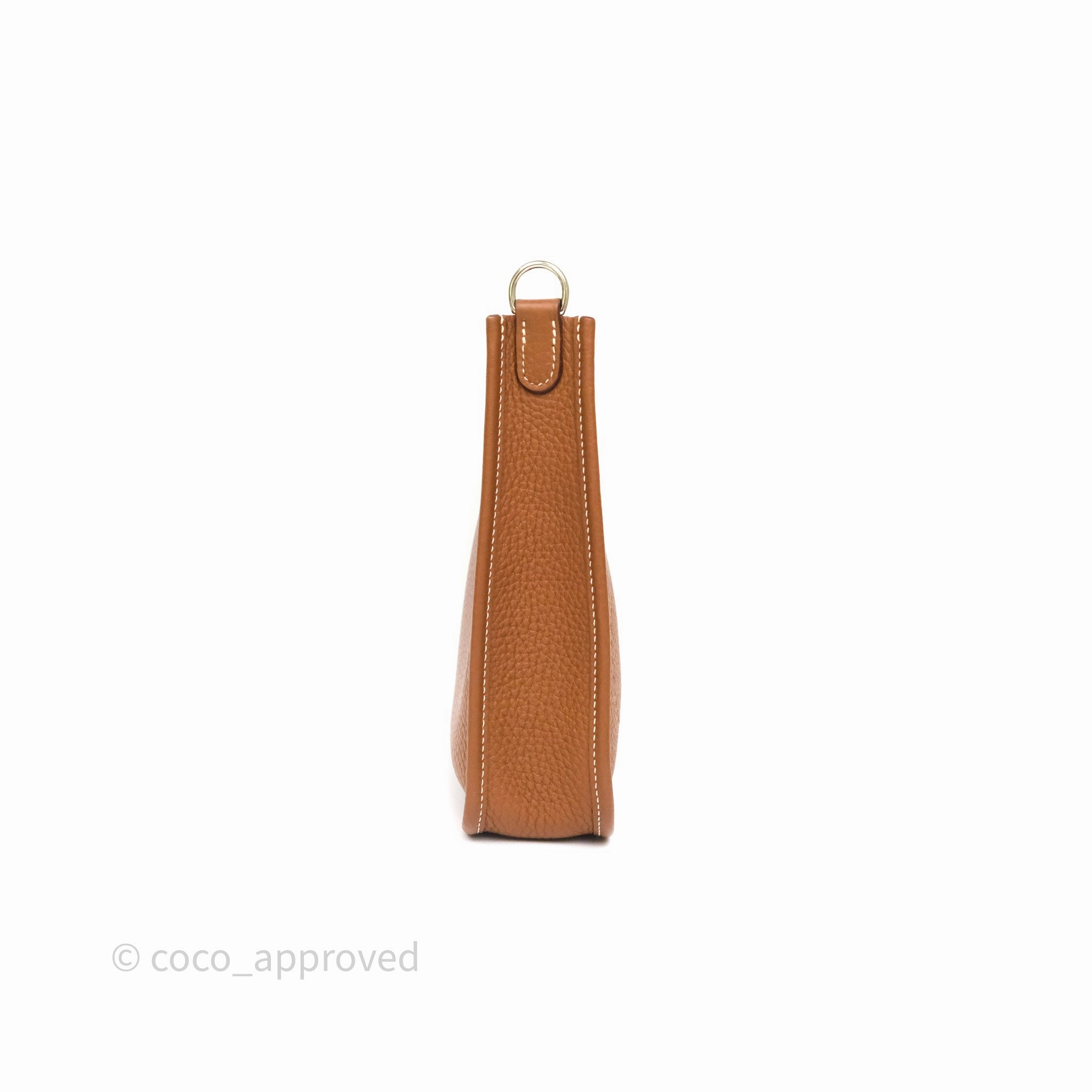 Herms Mini Evelyne 16 Amazone Gold 37 Clemence Palladium Hardware