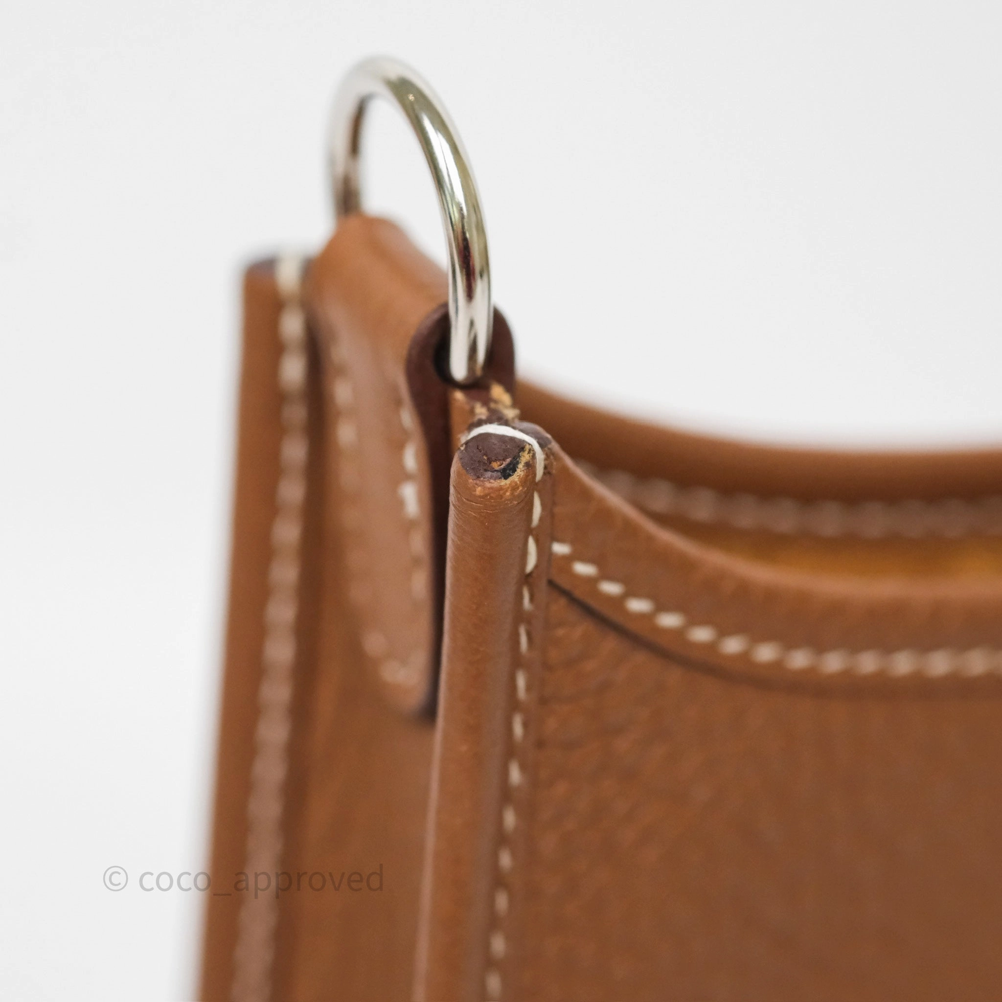 Herms Mini Evelyne 16 Amazone Gold 37 Clemence Palladium Hardware