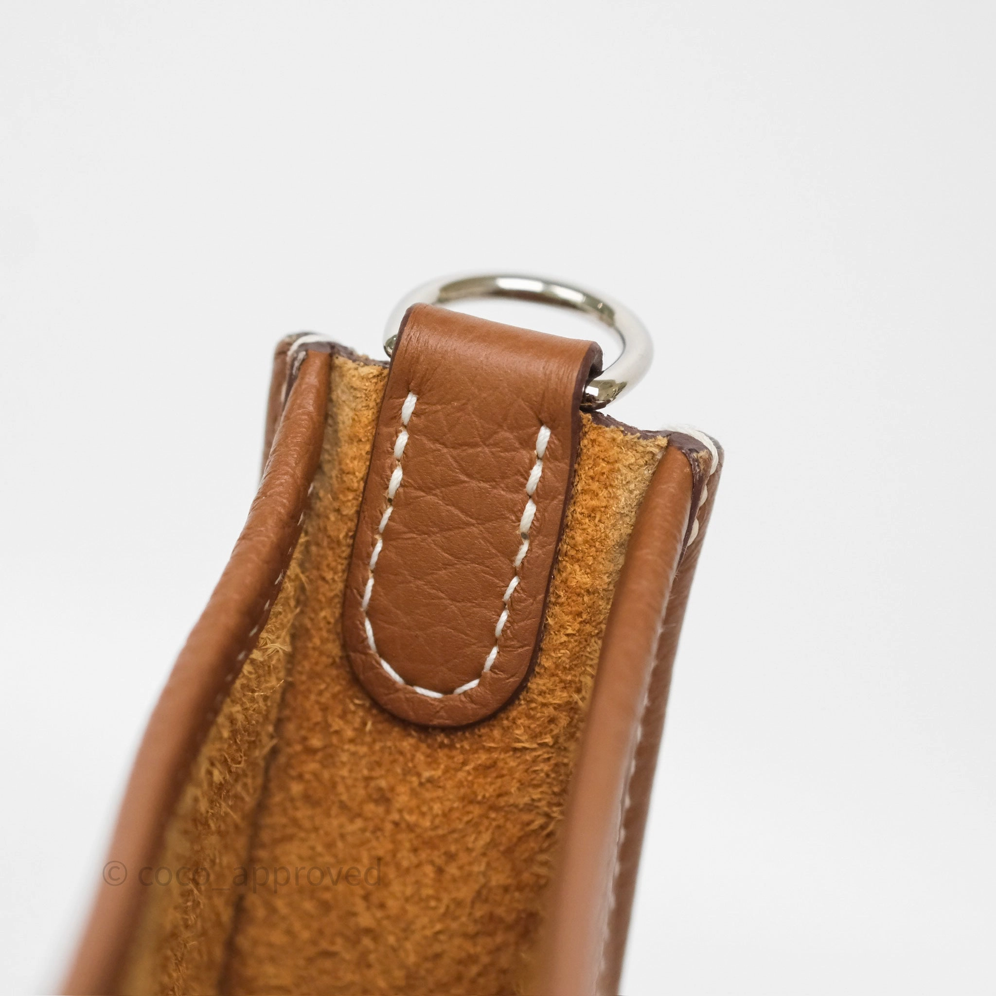Herms Mini Evelyne 16 Amazone Gold 37 Clemence Palladium Hardware