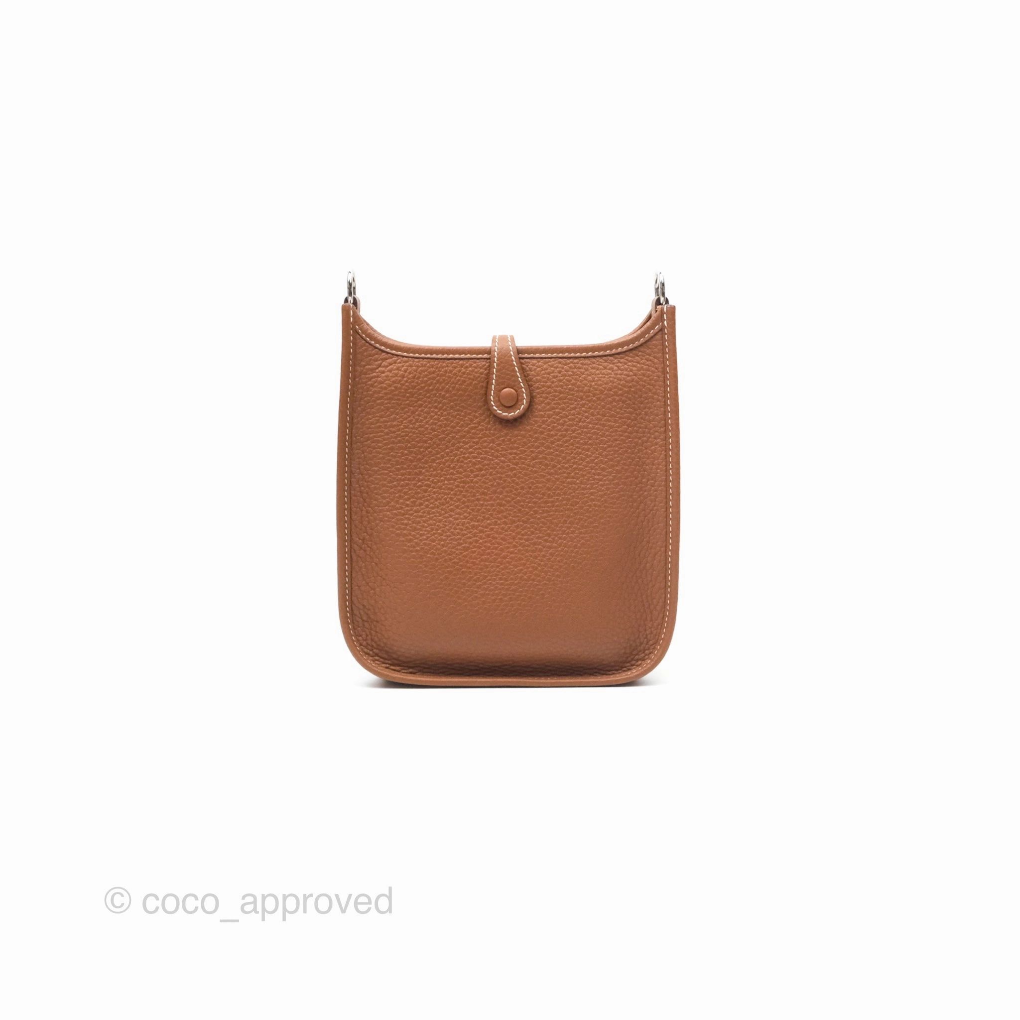 Herms Mini Evelyne 16 Amazone Gold Clemence Palladium Hardware