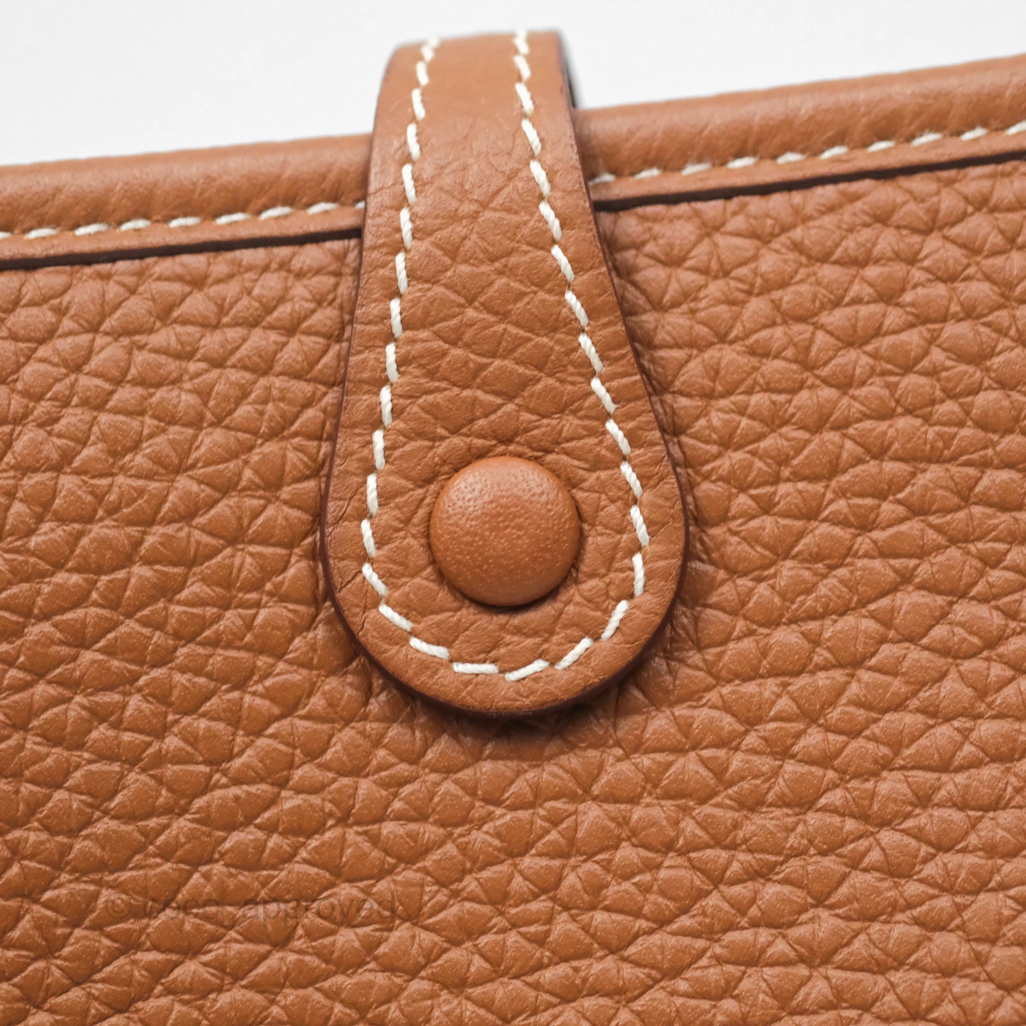 Herms Mini Evelyne 16 Amazone Gold Clemence Palladium Hardware