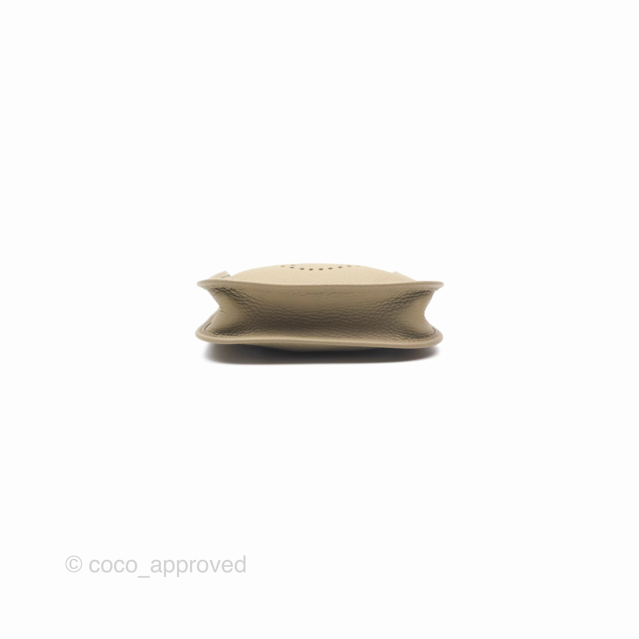 Herms Mini Evelyne 16 Beige Marfa 8Q Clemence Palladium Hardware