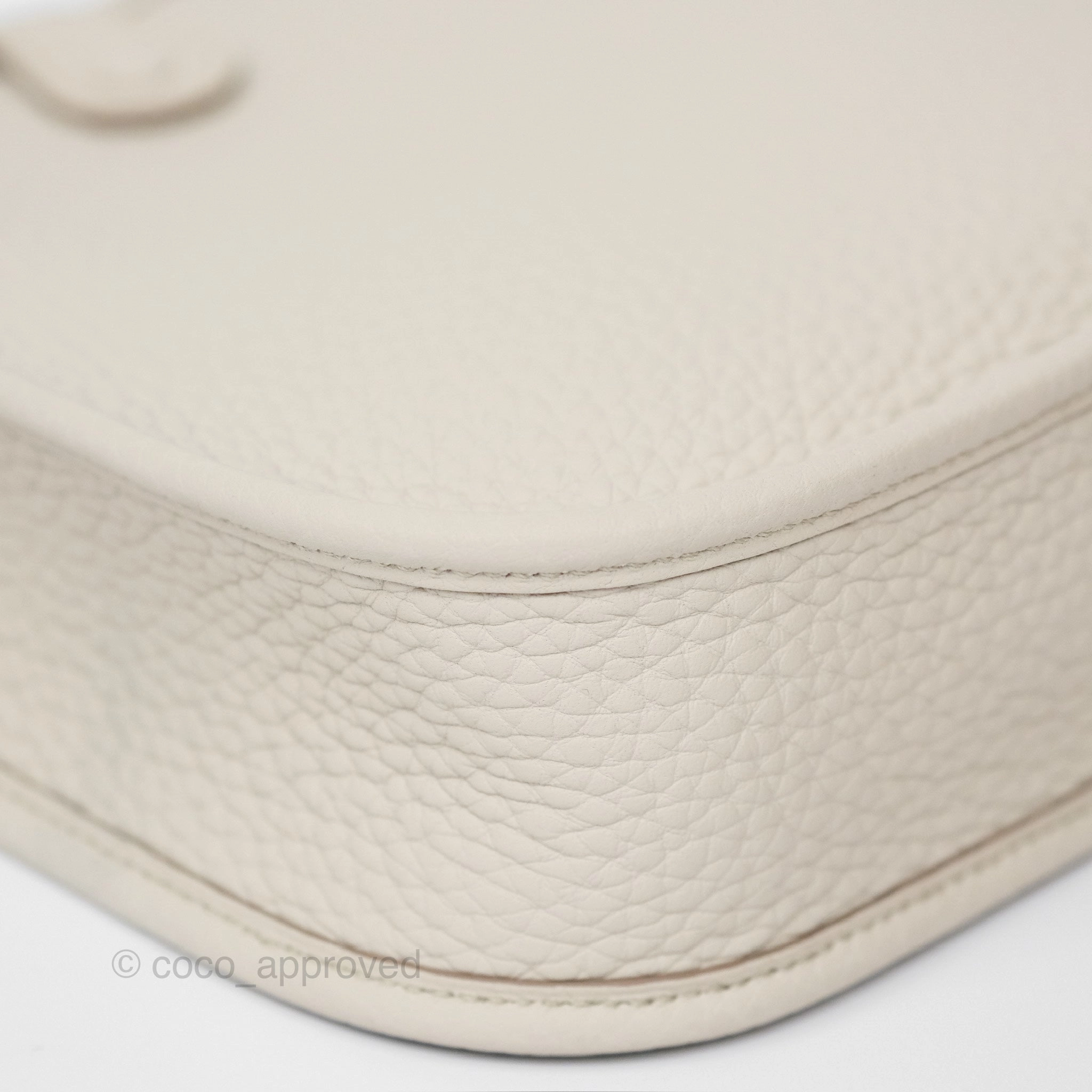 Herms Mini Evelyne 16 Beton 8L Clemence Gold Hardware