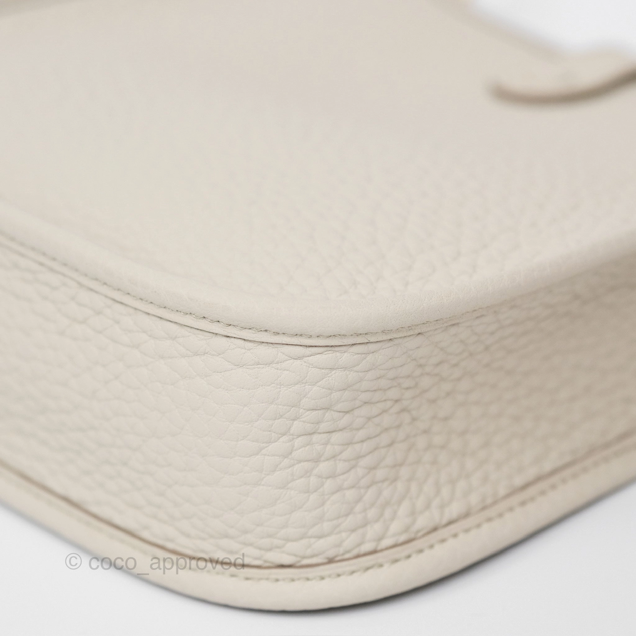 Herms Mini Evelyne 16 Beton 8L Clemence Gold Hardware