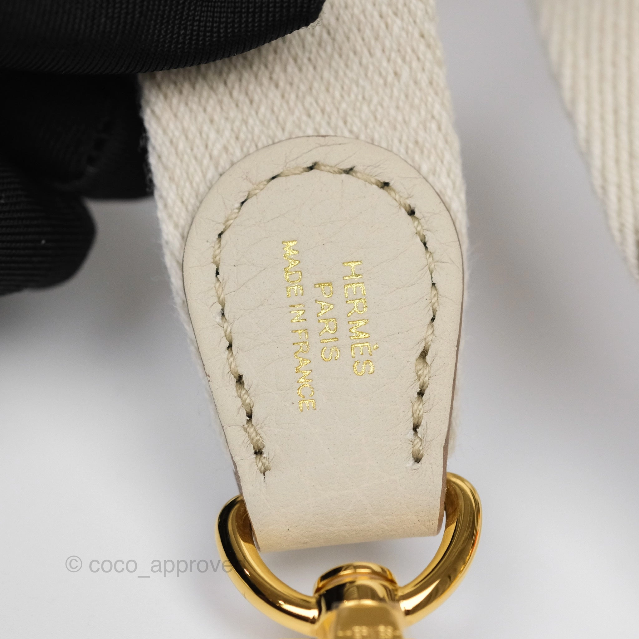 Herms Mini Evelyne 16 Beton 8L Clemence Gold Hardware