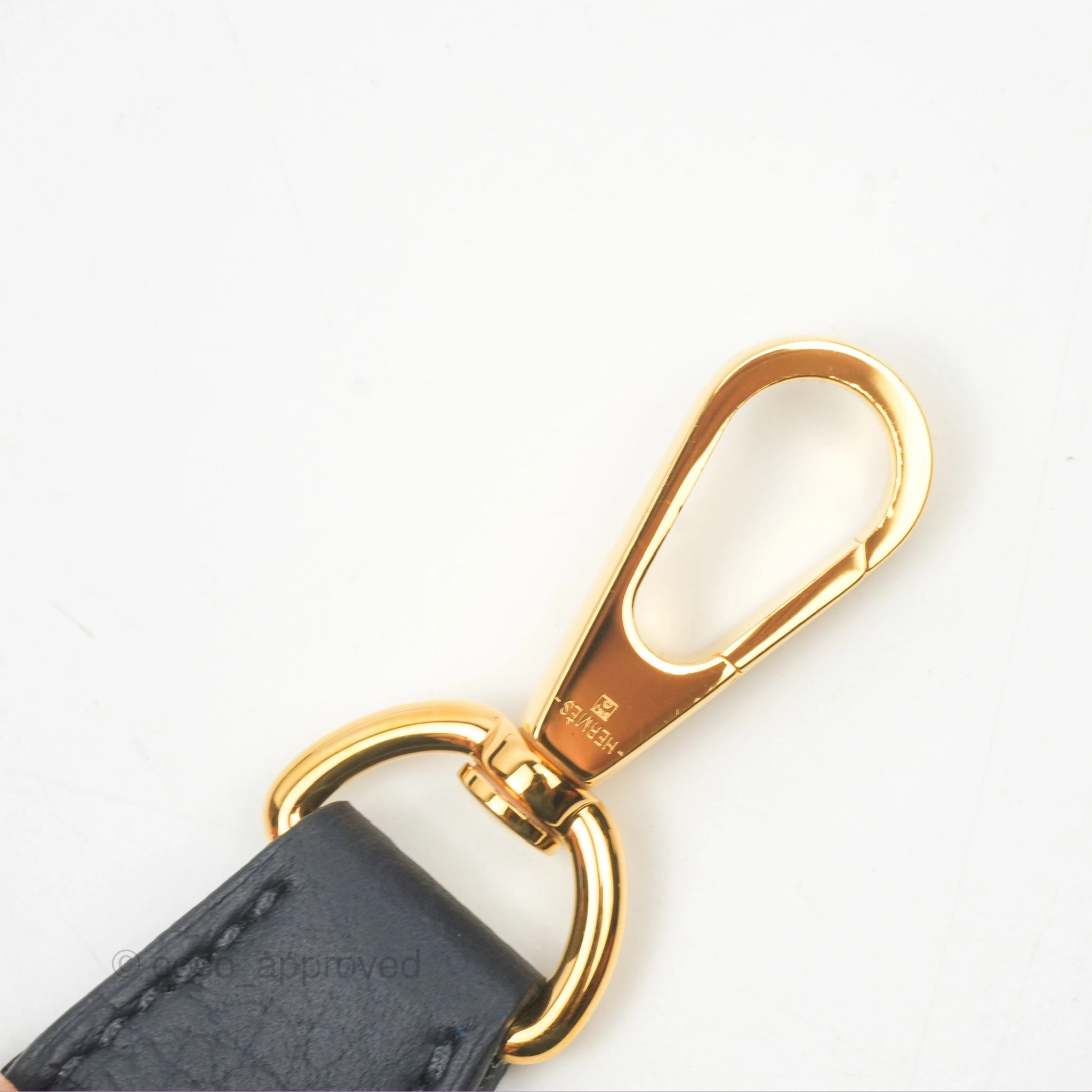 Herms Mini Evelyne 16 Bleu Nuit 2Z/ Blue Saphir 73 Clemence Gold Hardware