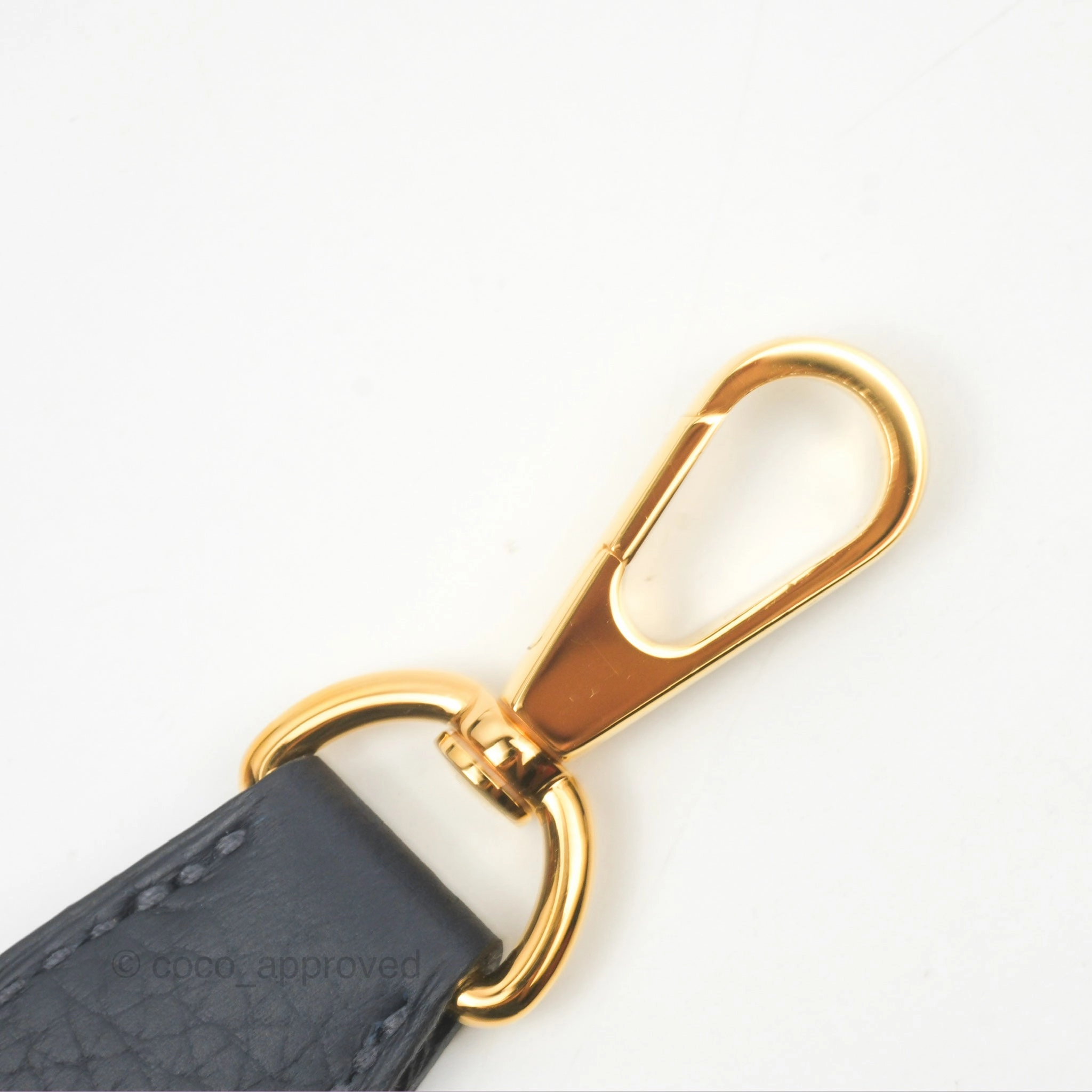 Herms Mini Evelyne 16 Bleu Nuit 2Z/ Blue Saphir 73 Clemence Gold Hardware