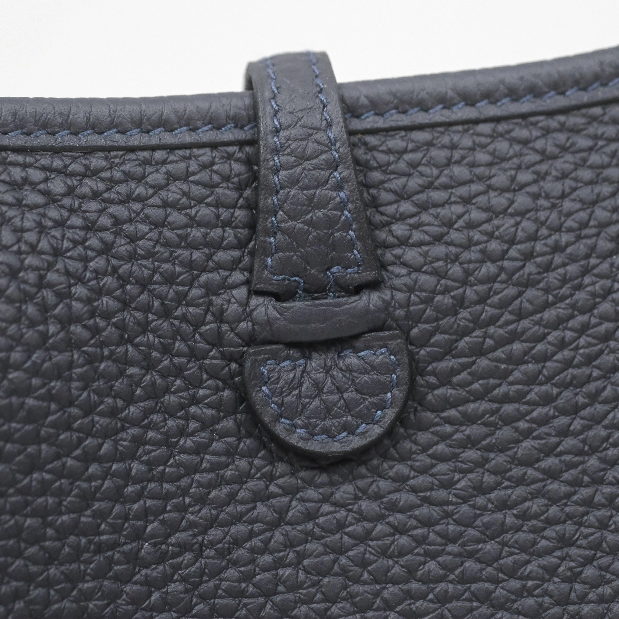 Herms Mini Evelyne 16 Caban 3Y Clemence Palladium Hardware