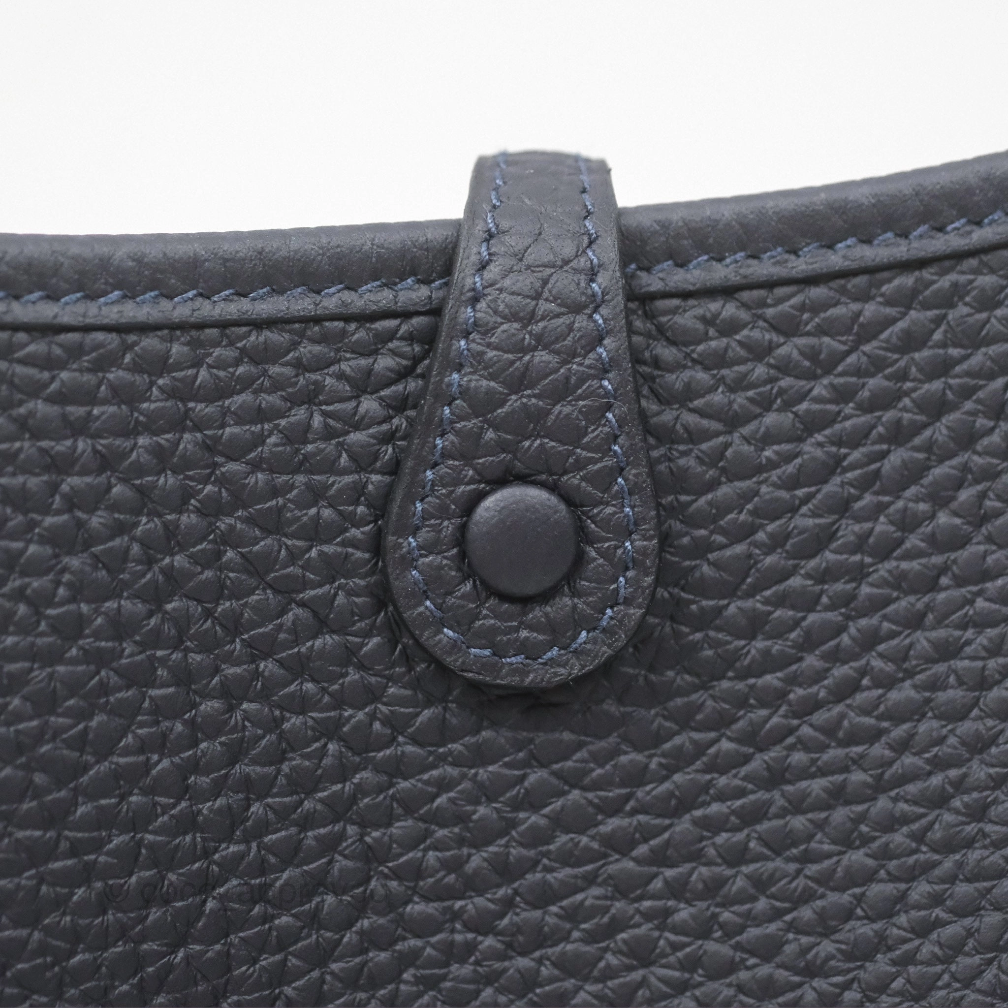 Herms Mini Evelyne 16 Caban 3Y Clemence Palladium Hardware