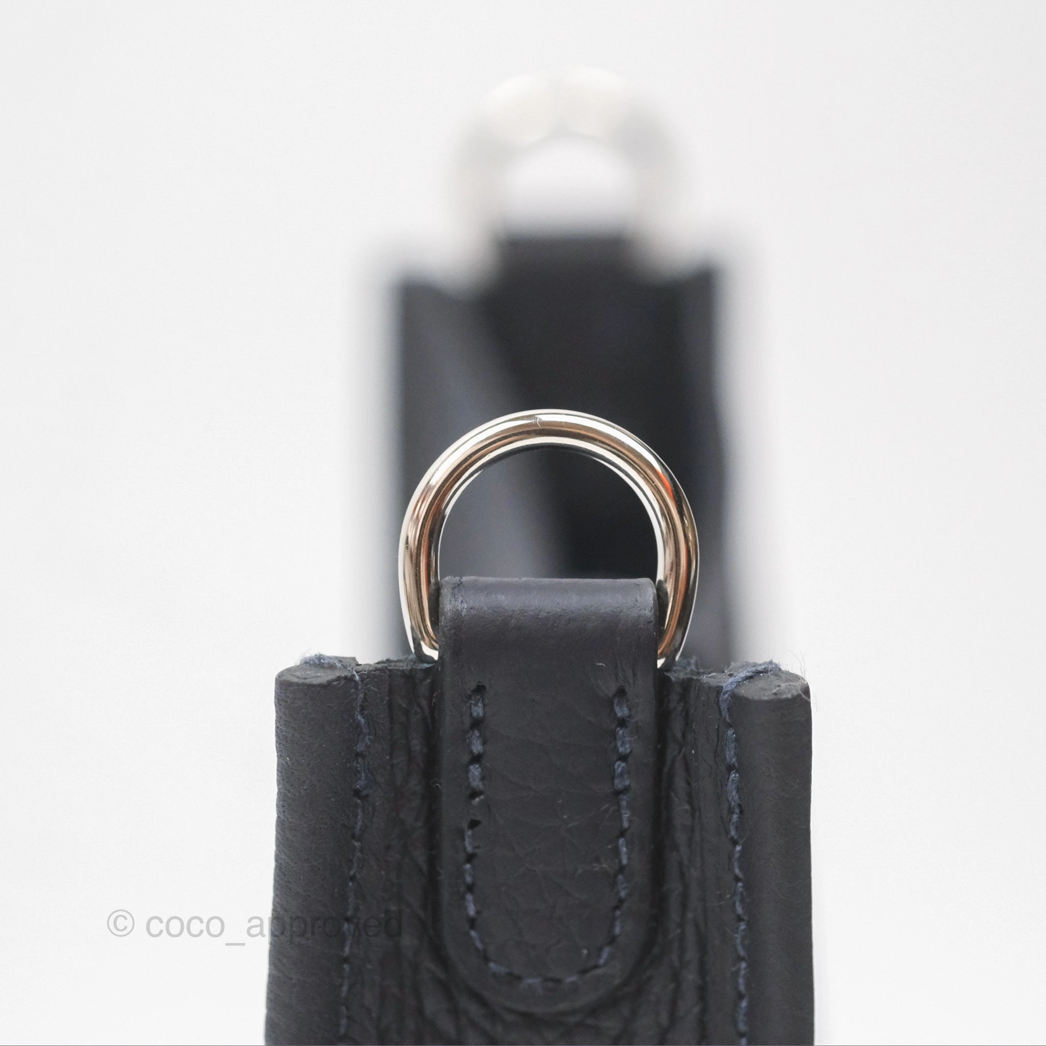 Herms Mini Evelyne 16 Caban 3Y Clemence Palladium Hardware