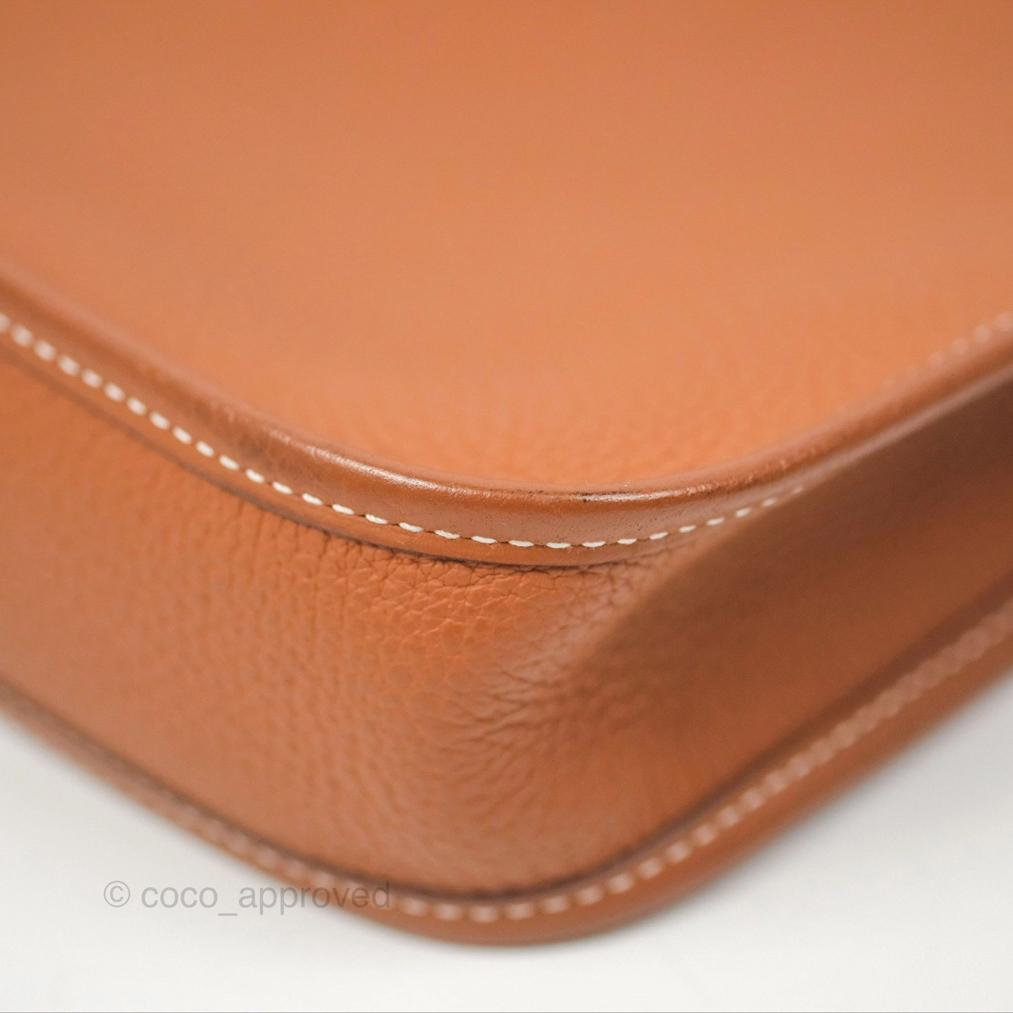 Herms Mini Evelyne 16 Gold Clemence Gold Hardware