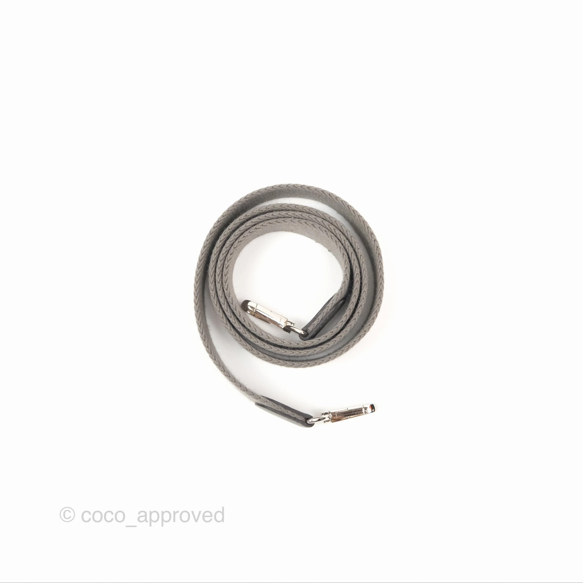 Herms Mini Evelyne 16 Gris Meyer 0L Clemence Palladium Hardware