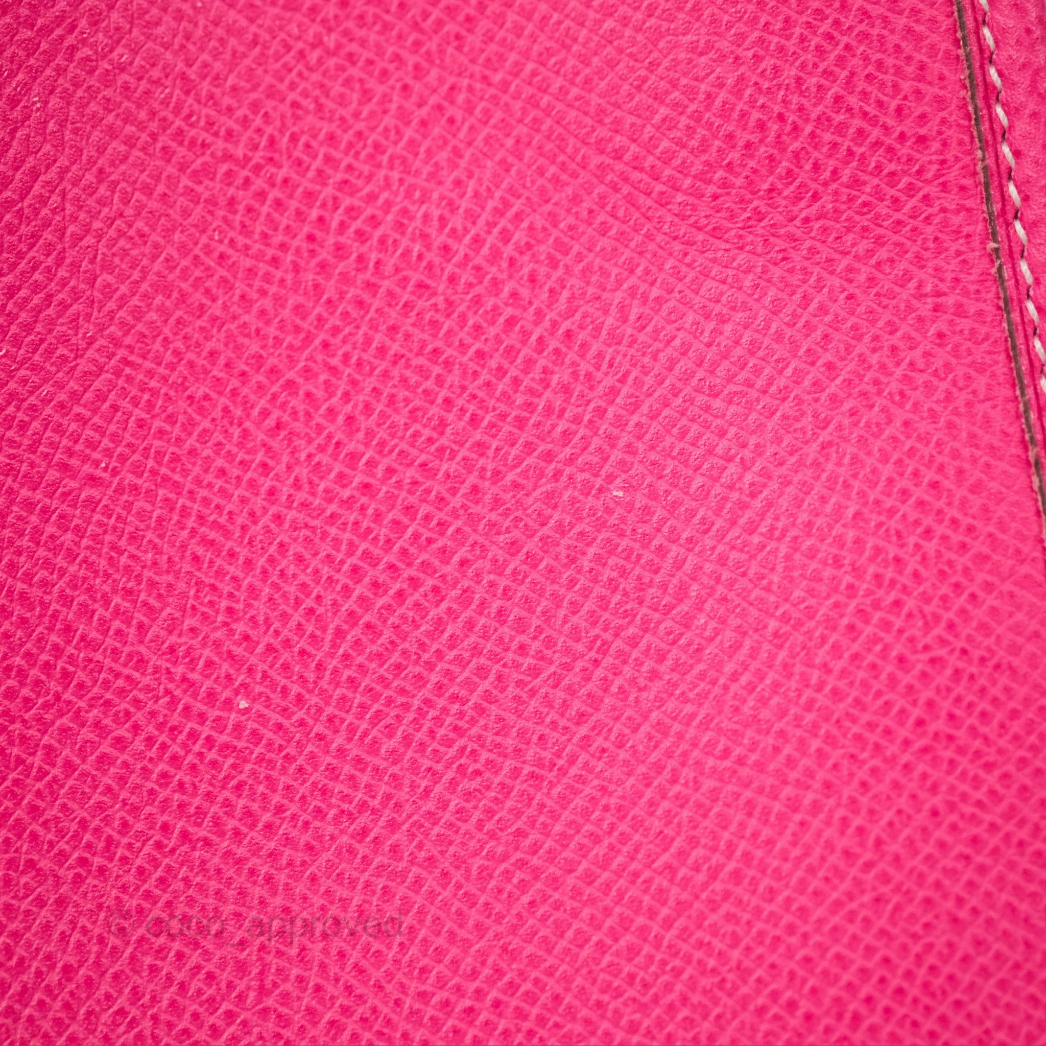 Herms Mini Evelyne 16 Hot Pink Epsom Palladium Hardware