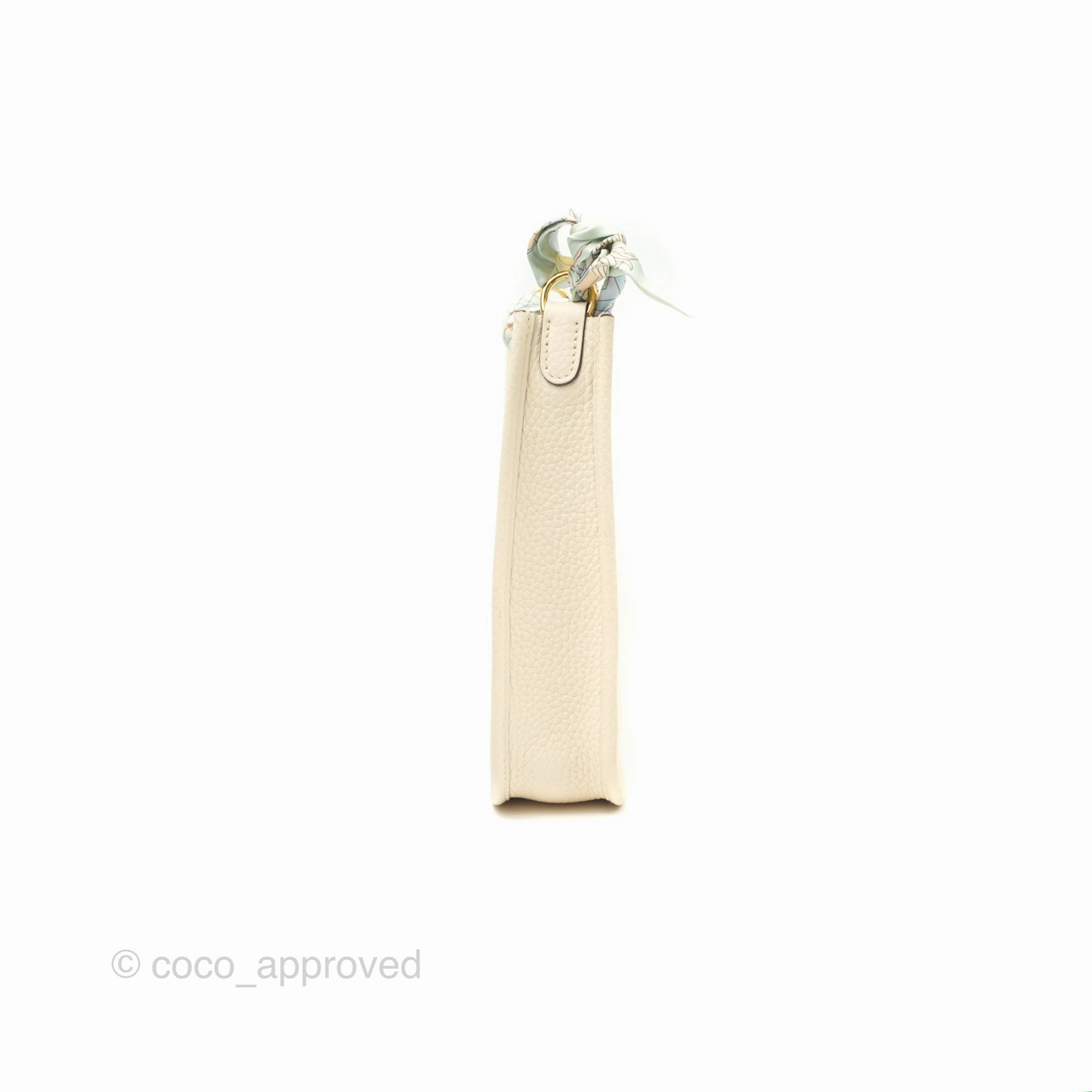 Herms Mini Evelyne 16 Nata Clemence Black/Vert Bosphore Sangle Flipperball Gold Hardware