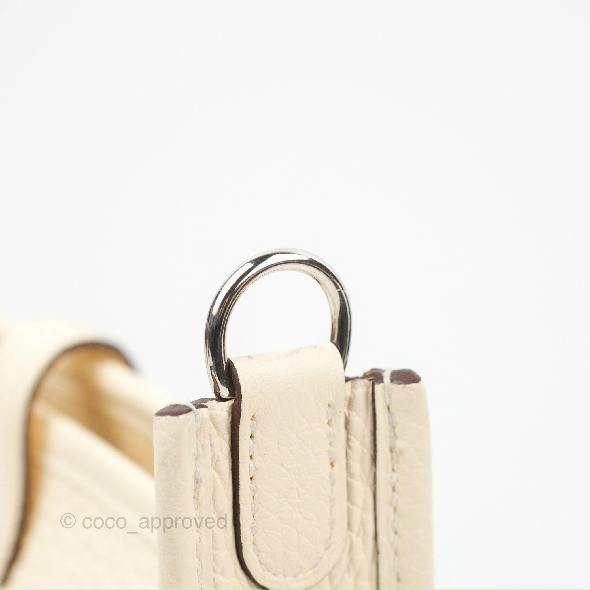 Herms Mini Evelyne 16 Nata Clemence Palladium Hardware