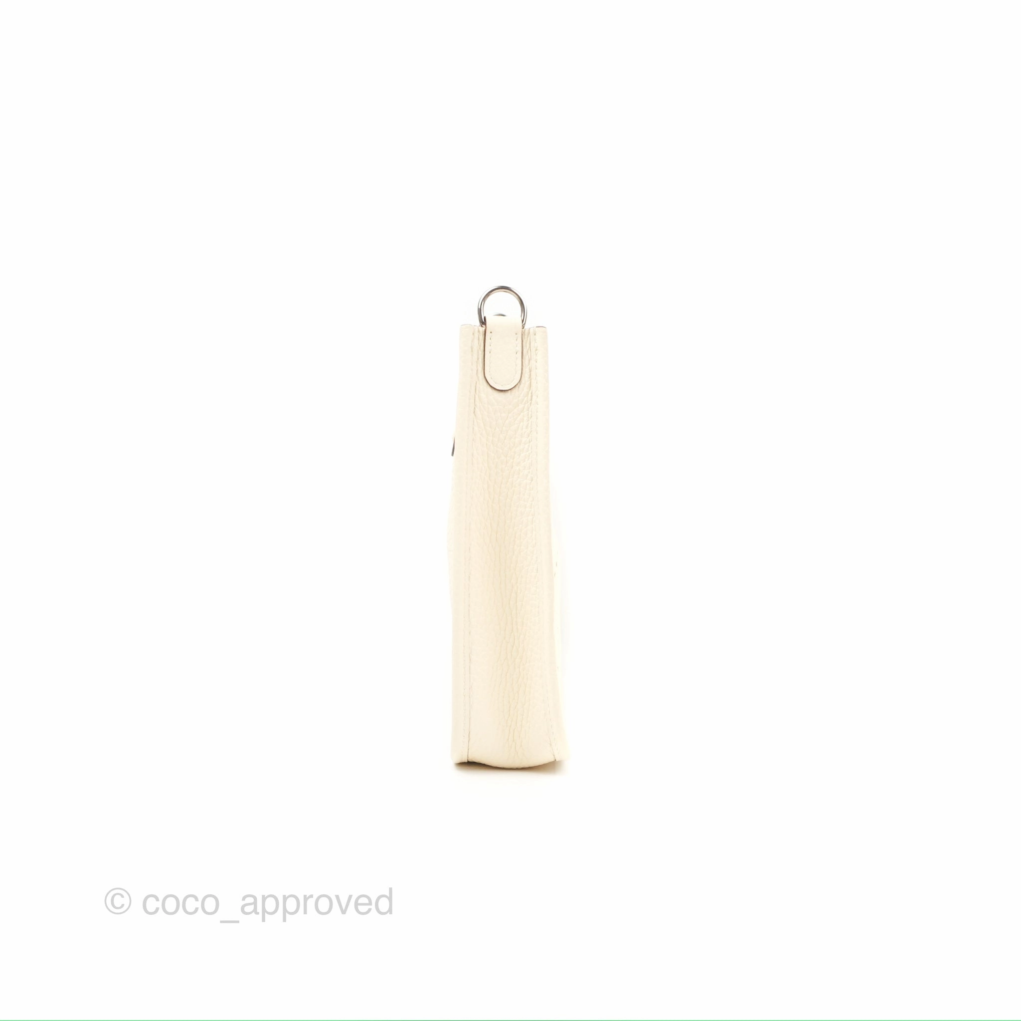 Herms Mini Evelyne 16 Nata Clemence Palladium Hardware
