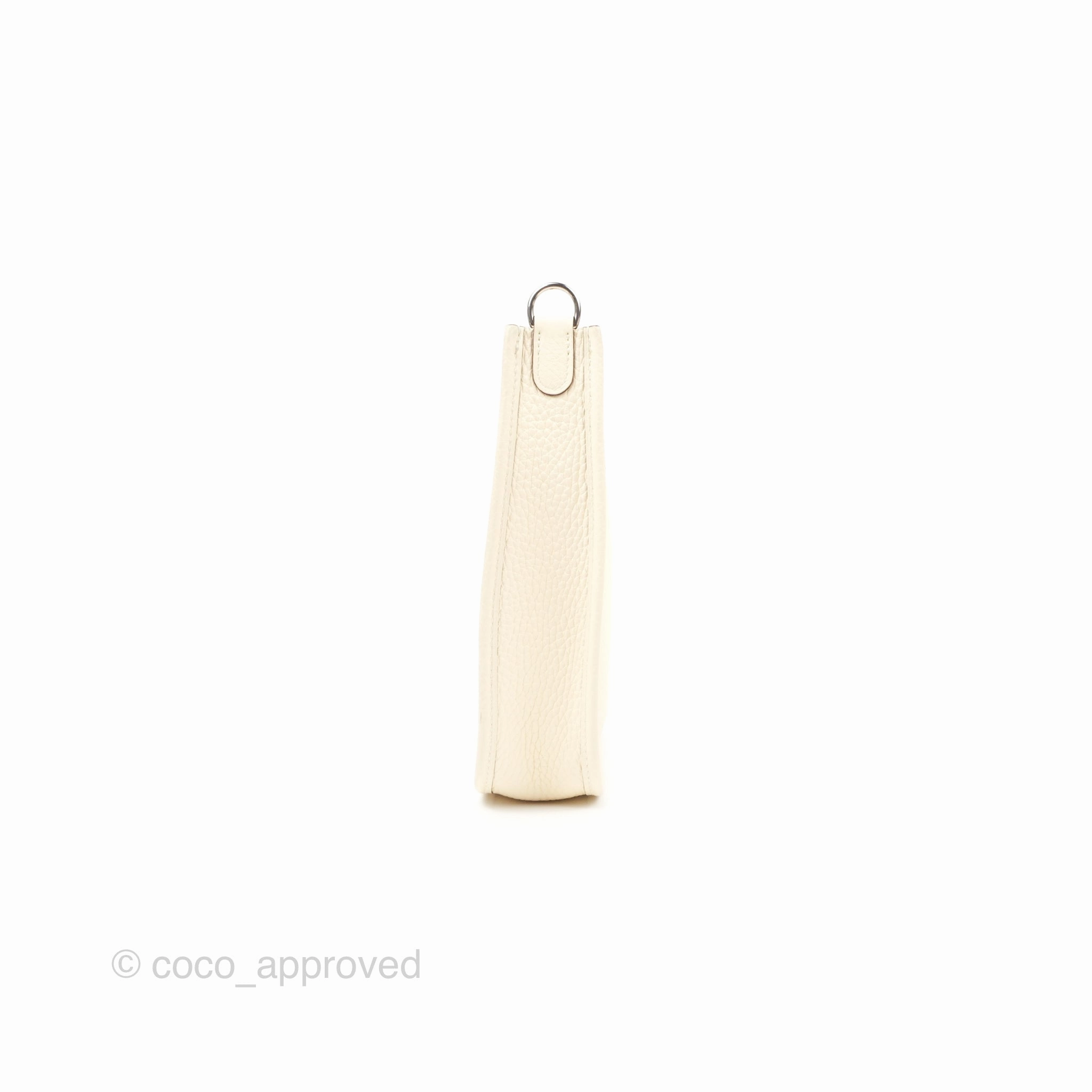 Herms Mini Evelyne 16 Nata Clemence Palladium Hardware