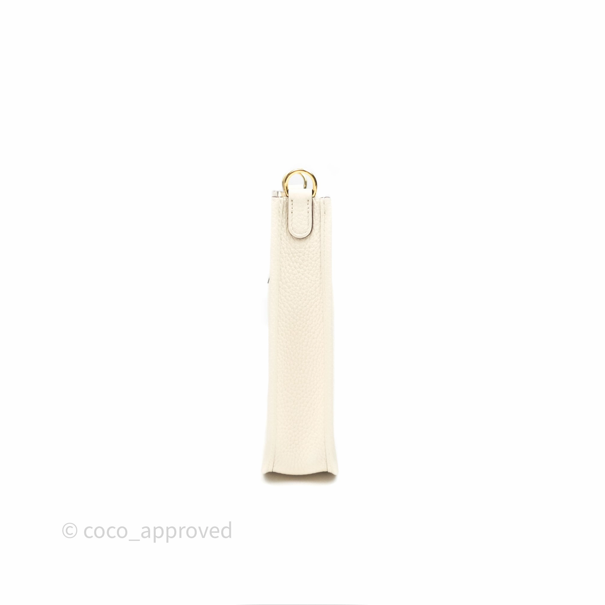 Herms Mini Evelyne 16 Nata I2 Clemence Gold Hardware
