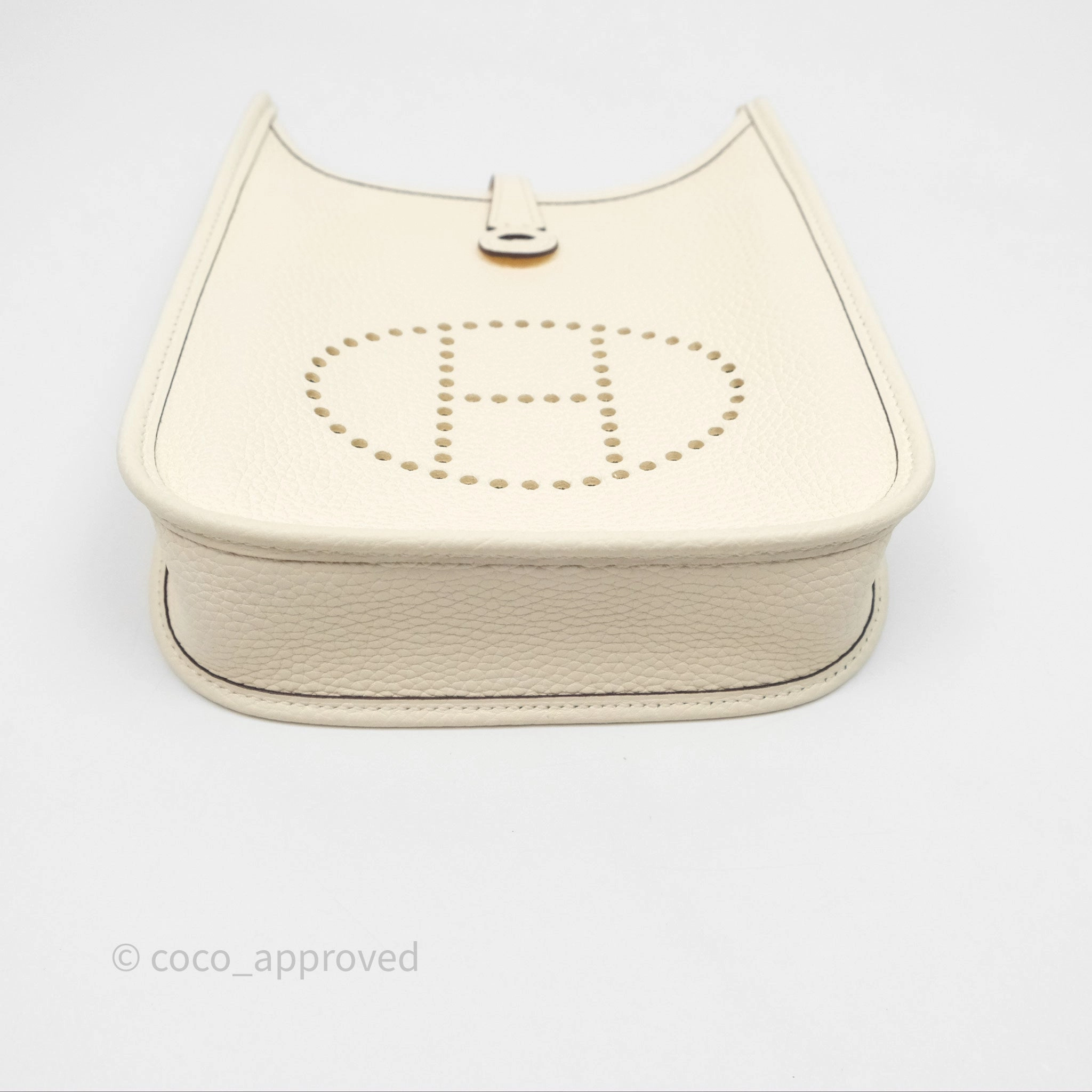 Herms Mini Evelyne 16 Nata I2 Clemence Gold Hardware