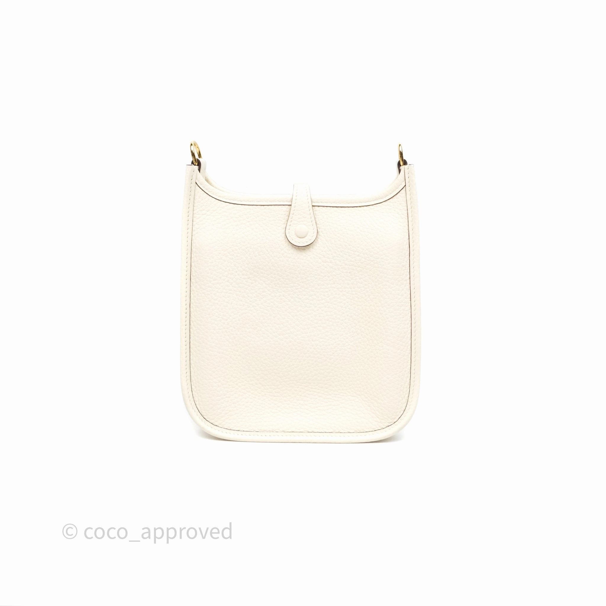 Herms Mini Evelyne 16 Nata I2 Clemence Gold Hardware