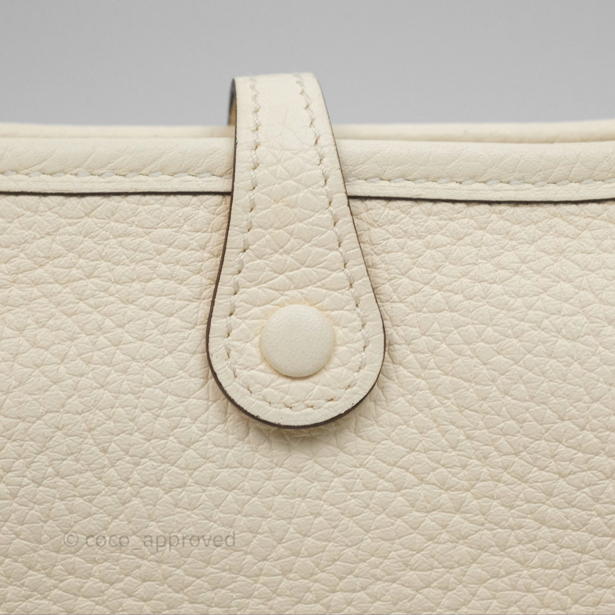Herms Mini Evelyne 16 Nata I2 Clemence Gold Hardware