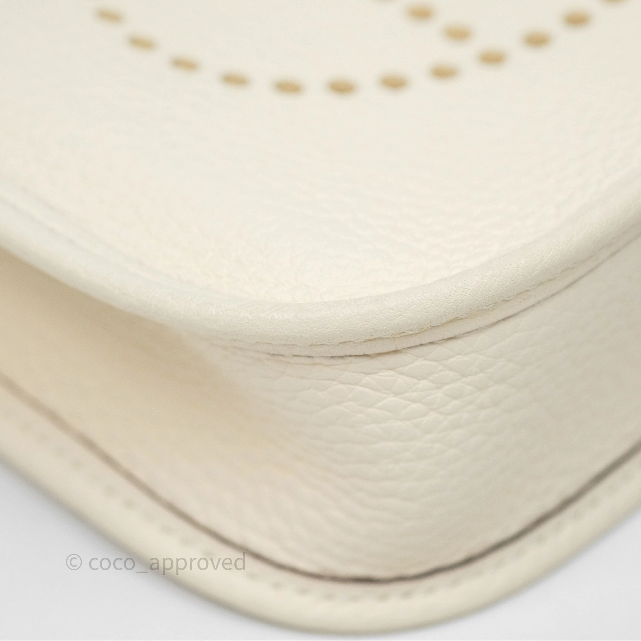 Herms Mini Evelyne 16 Nata I2 Clemence Gold Hardware