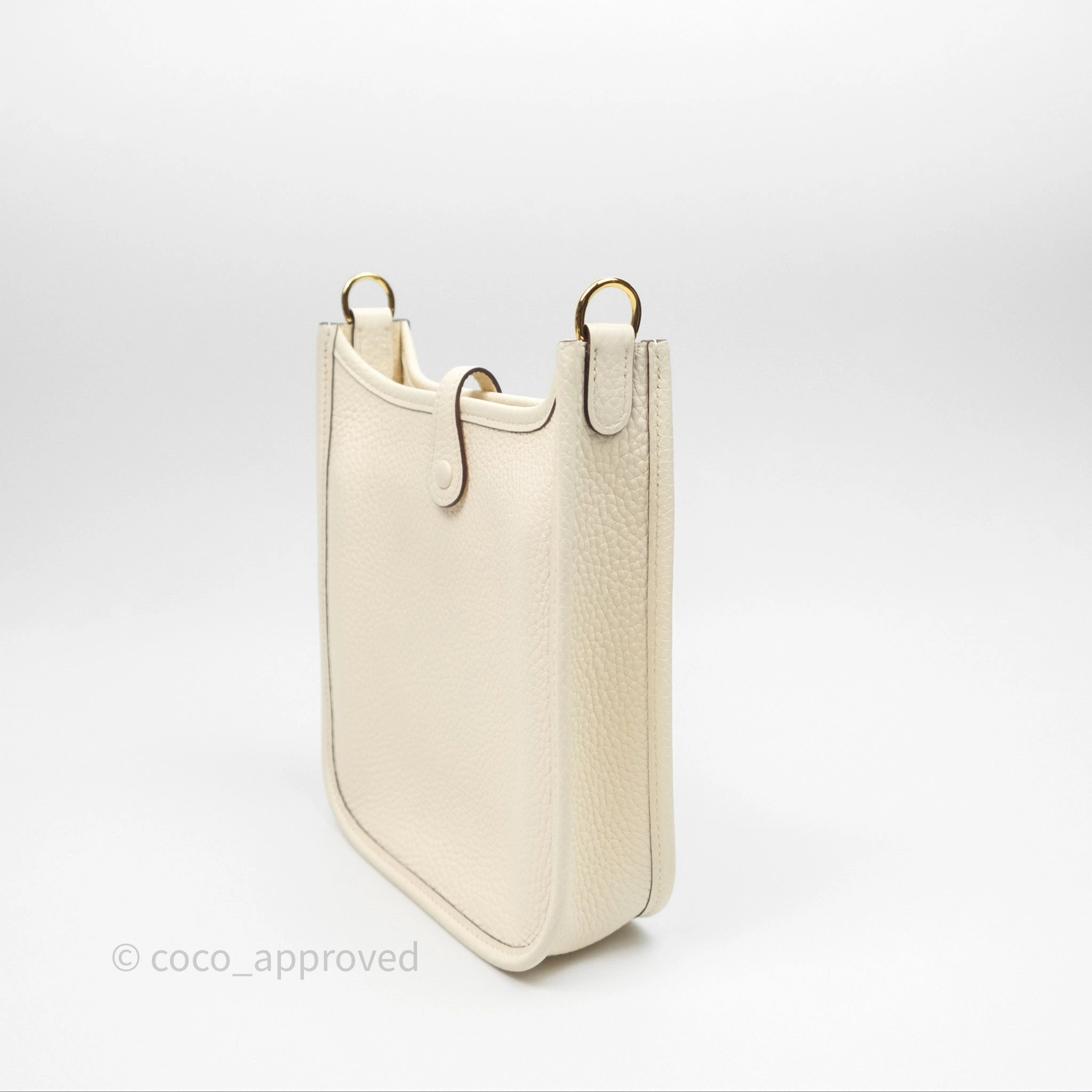 Herms Mini Evelyne 16 Nata I2 Clemence Gold Hardware
