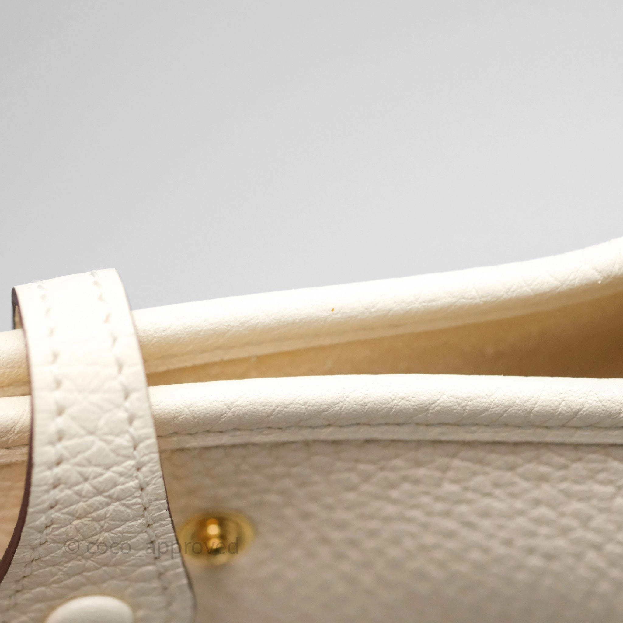 Herms Mini Evelyne 16 Nata I2 Clemence Gold Hardware