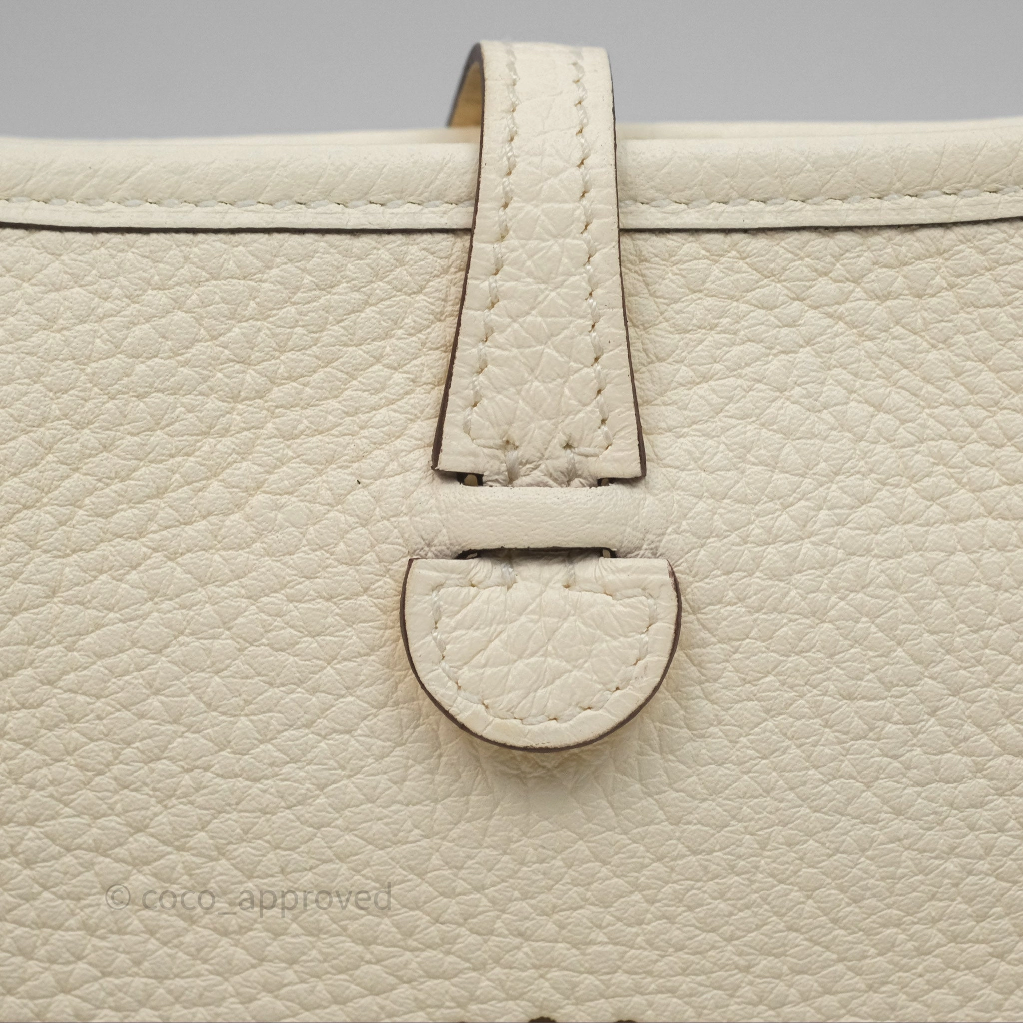 Herms Mini Evelyne 16 Nata I2 Clemence Gold Hardware