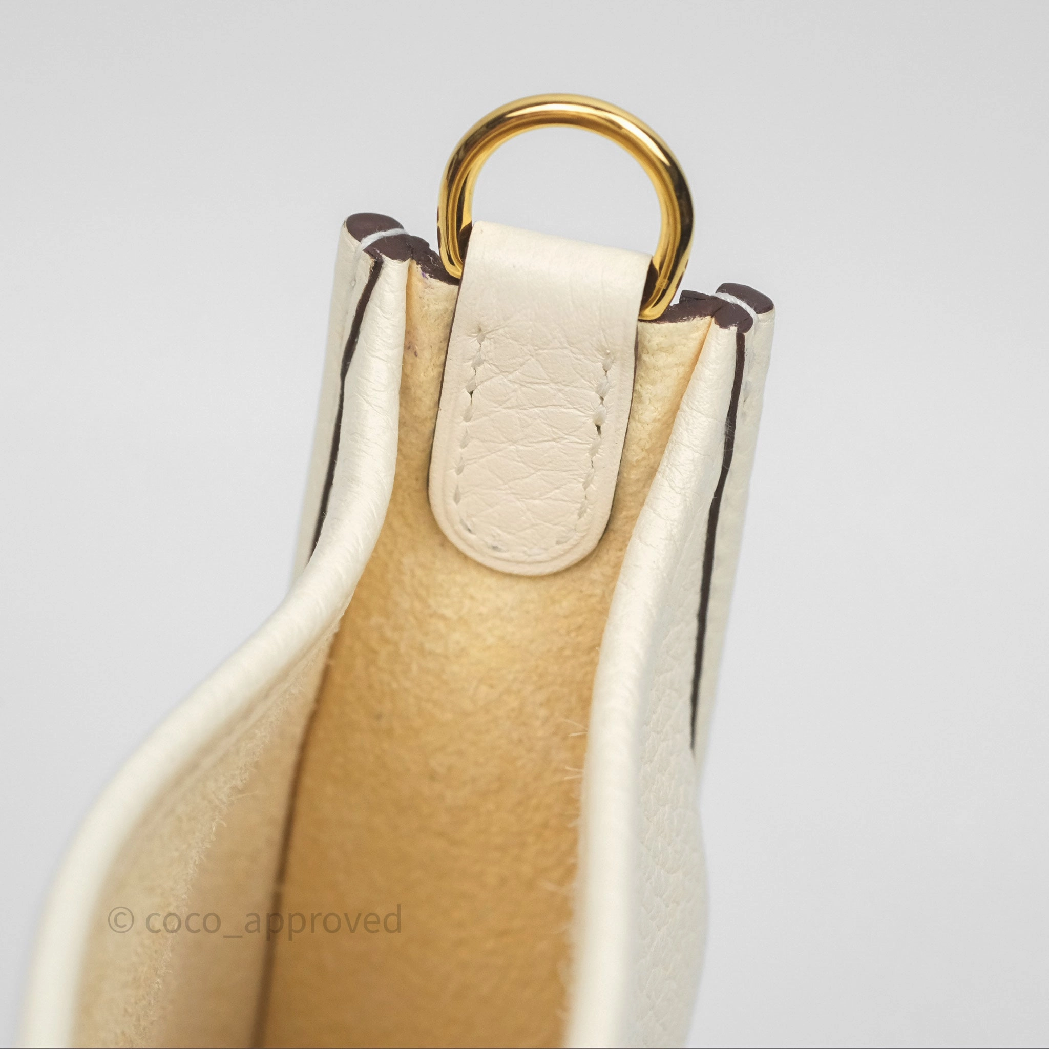 Herms Mini Evelyne 16 Nata I2 Clemence Gold Hardware