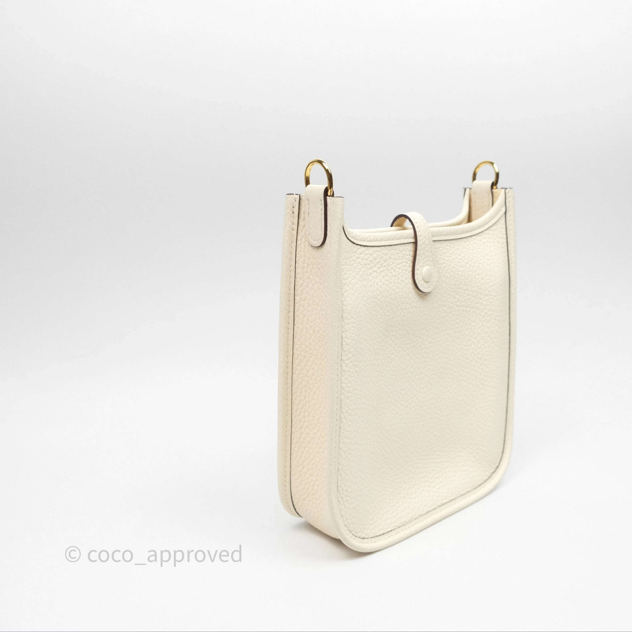 Herms Mini Evelyne 16 Nata I2 Clemence Gold Hardware