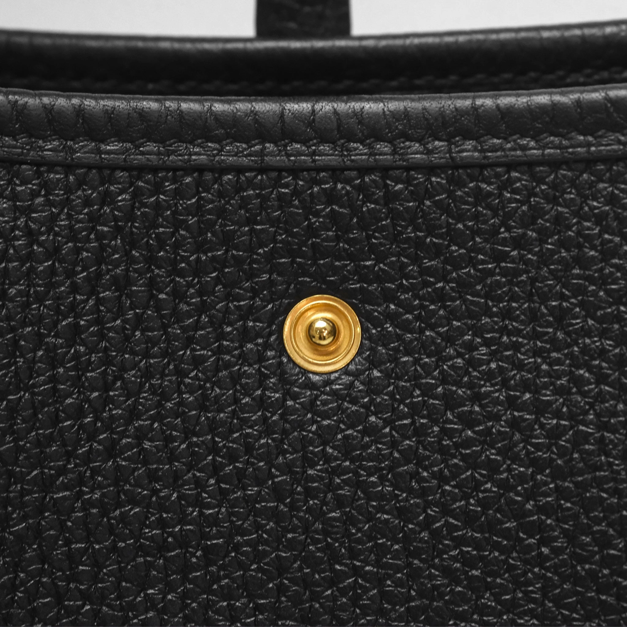 Herms Mini Evelyne 16 Noir 89 Clemence Gold Hardware