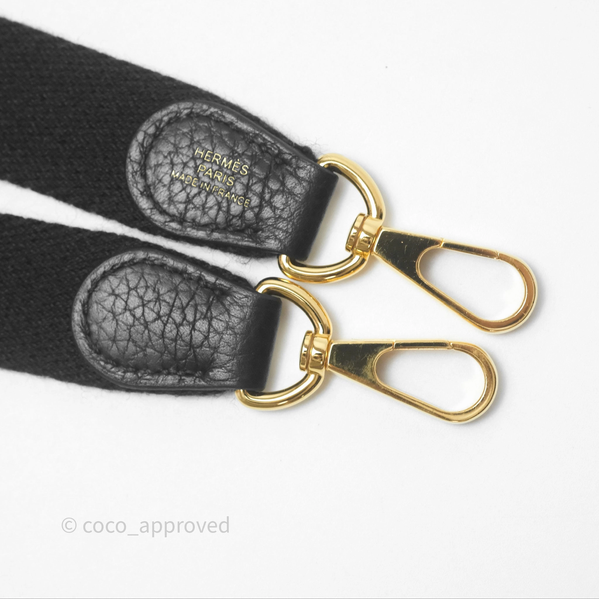 Herms Mini Evelyne 16 Noir 89 Clemence Gold Hardware