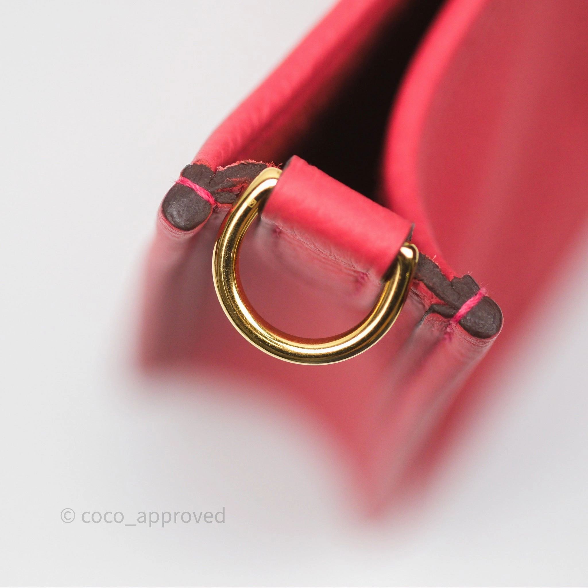 Herms Mini Evelyne 16 Rose Texas 0E Clemence Gold Hardware