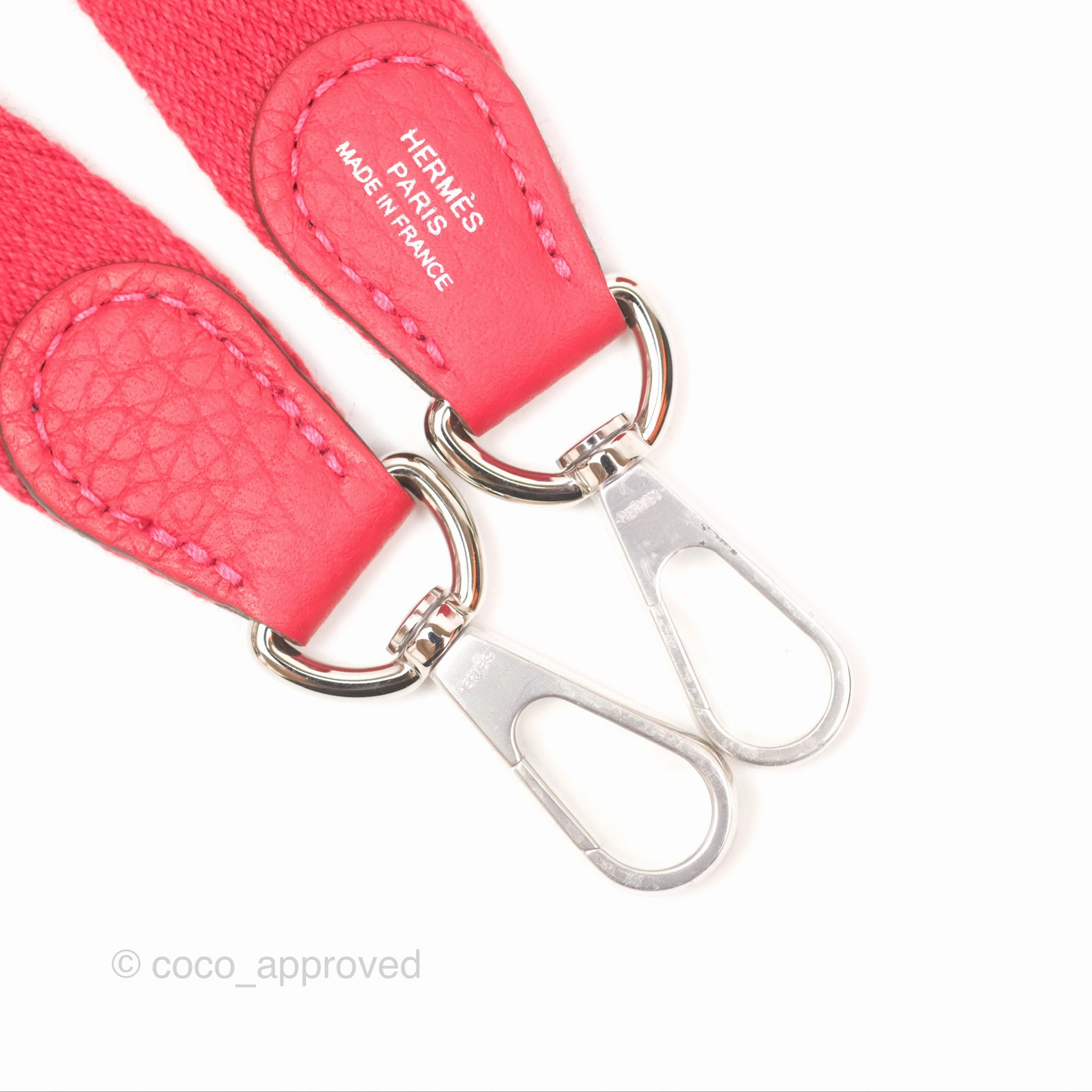 Herms Mini Evelyne 16 Rouge Clemence Palladium Hardware