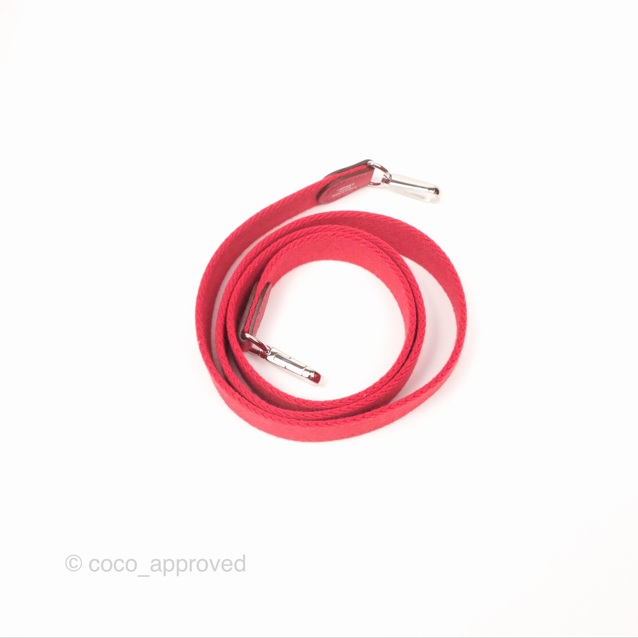Herms Mini Evelyne 16 Rouge Clemence Palladium Hardware