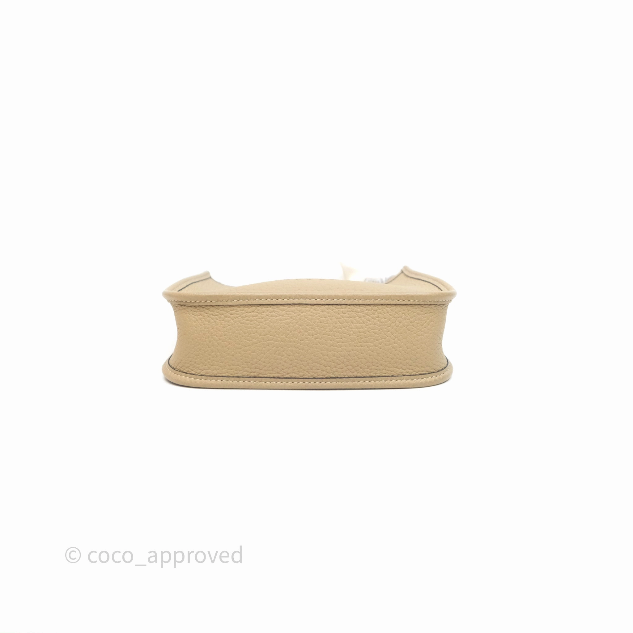 Herms Mini Evelyne 16 Trench Clemence Palladium Hardware