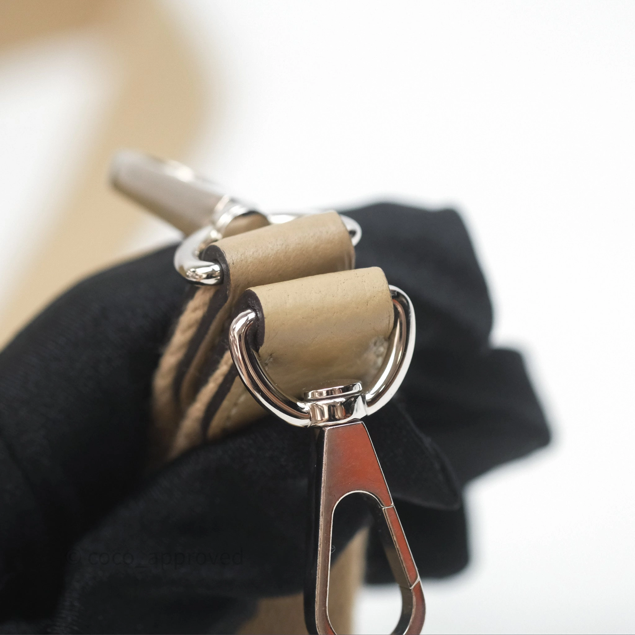 Herms Mini Evelyne 16 Trench Clemence Palladium Hardware